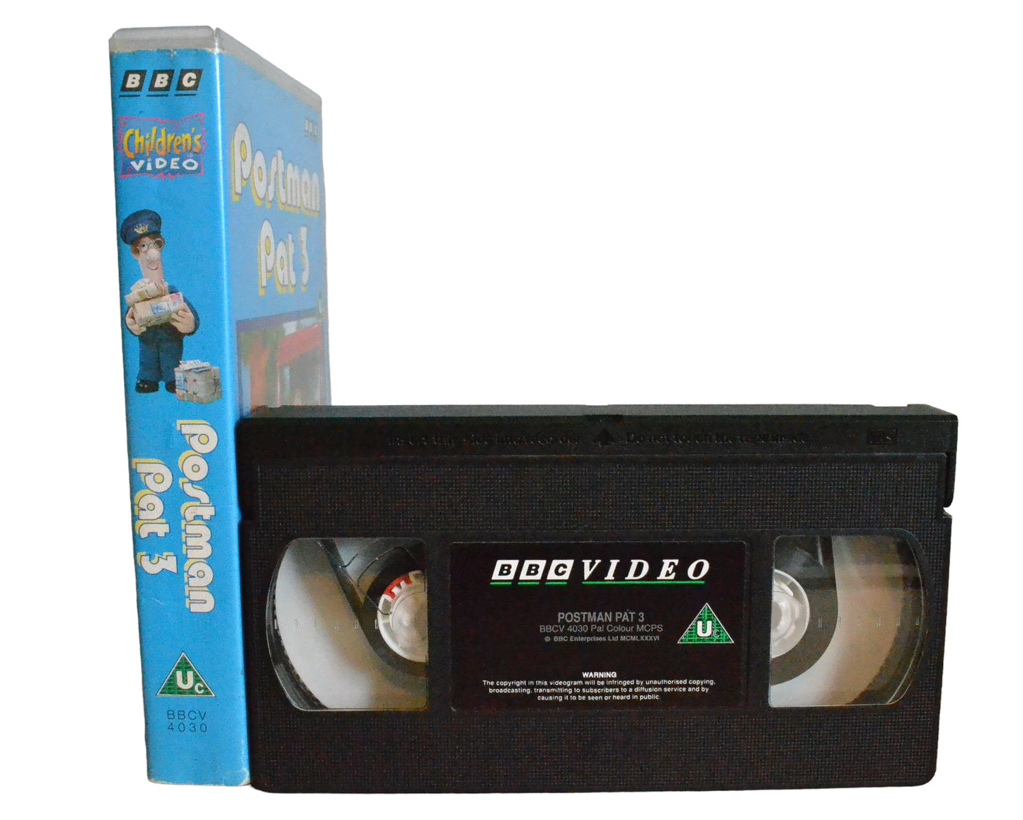 Postman Pat 3 (Pat's Thirsty Day) - BBC Video - BBCV4030 - Children - Pal - VHS-