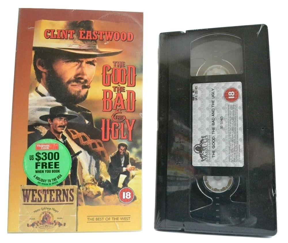 The Good The Bad And The Ugly: Western [Comedy] Clint Eastwood (New Sealed) VHS-