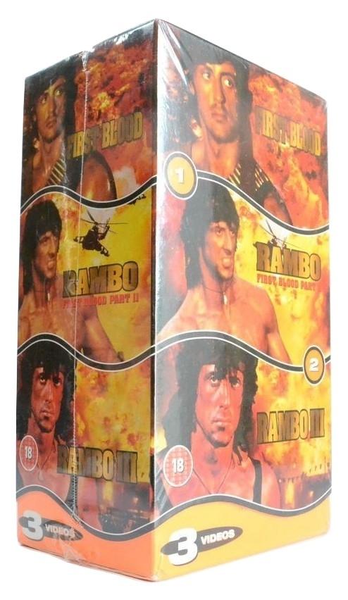 Rambo Trilogy: [Brand New Sealed] Sylvester Stallone - Gift Box - Pal VHS-