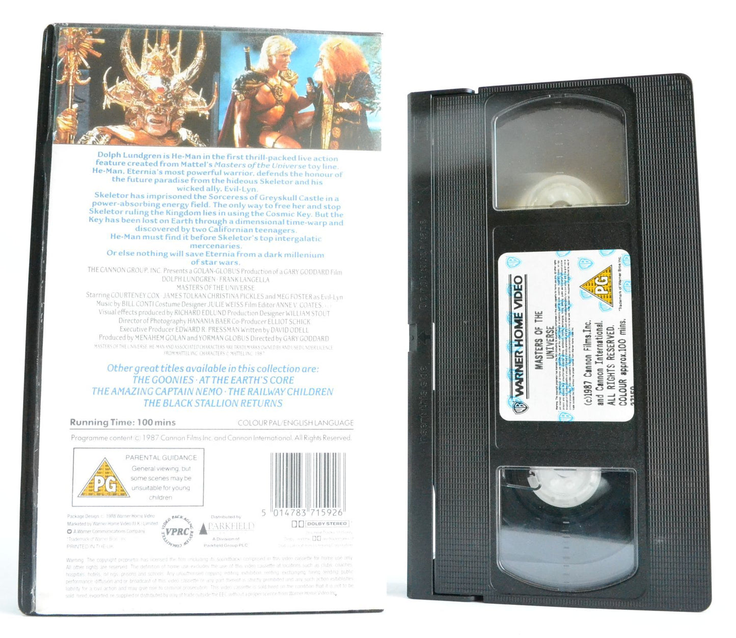 Masters Of The Universe: Dolph Lundgren Is He-Man (1987) Action Sci-Fi - Pal - VHS-