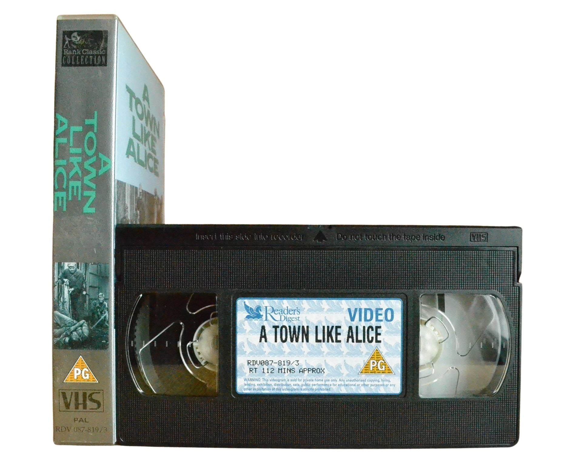 A Town Like Alice - Virginia McKenna - Vintage - Pal VHS-
