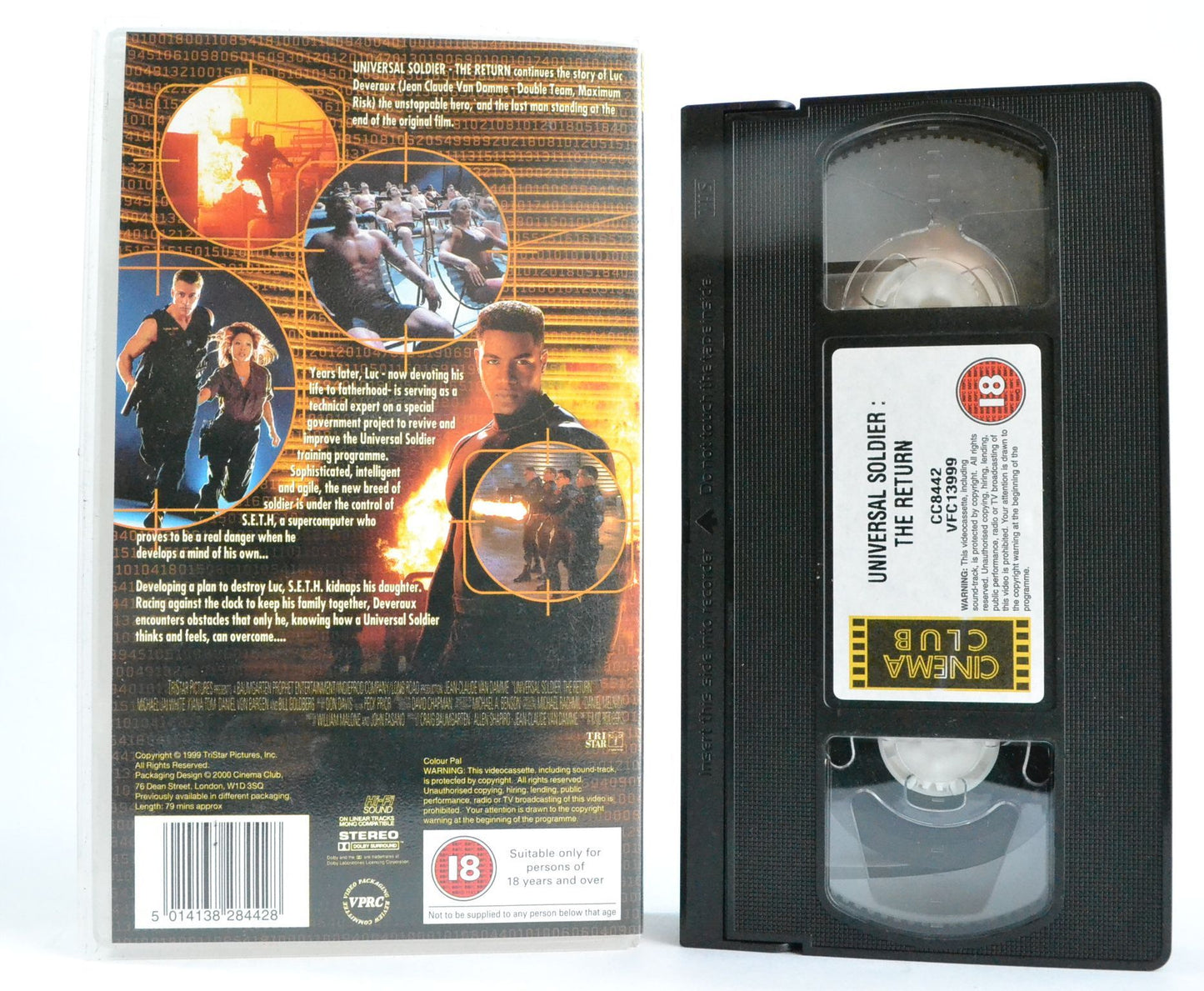 Universal Soldier: The Return - Action - Van Damme - Michael Jai White - VHS-