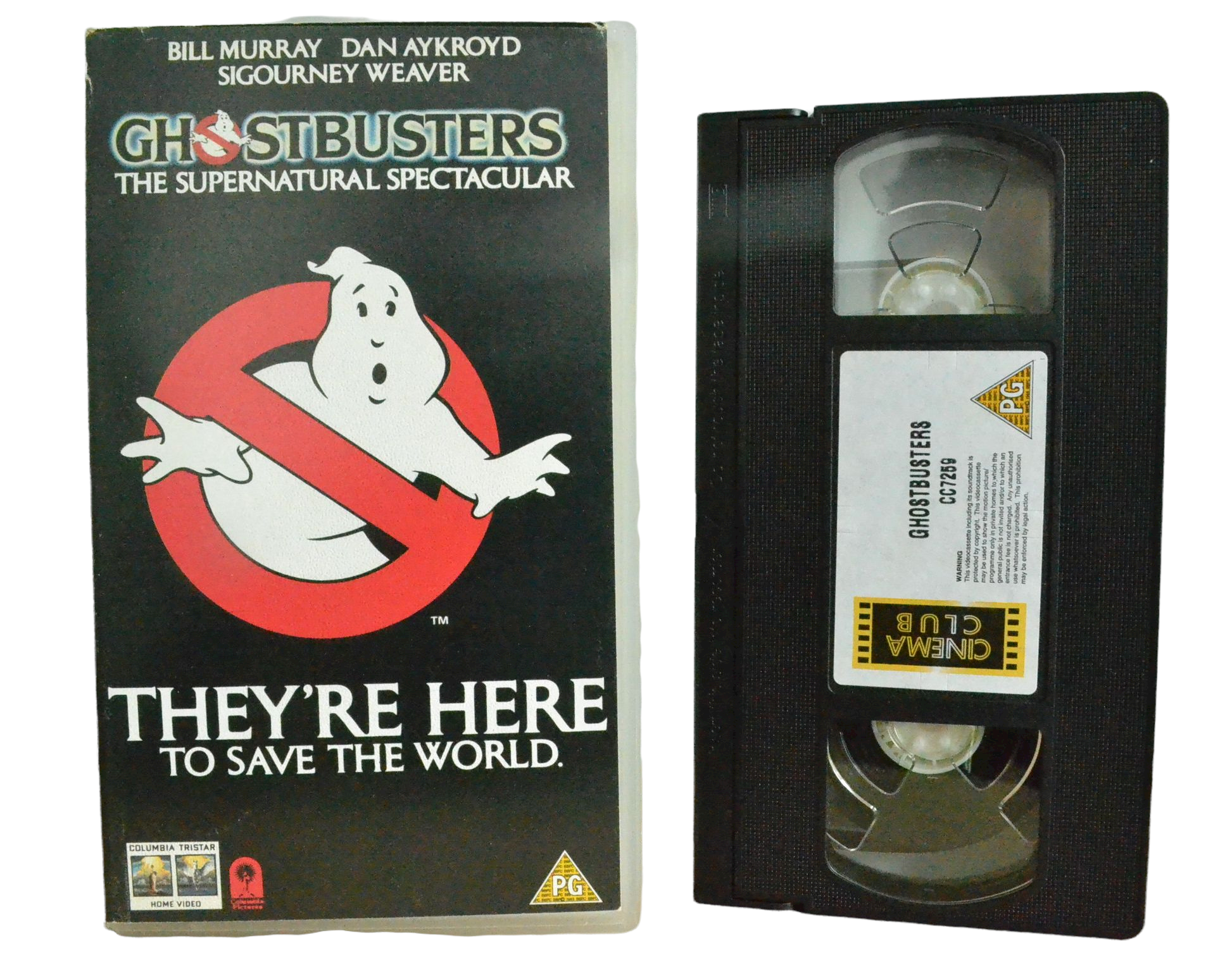 Ghost Busters: The Supernatural Spectacular - Bill Murray - Cinema Club - Vintage - Pal VHS-