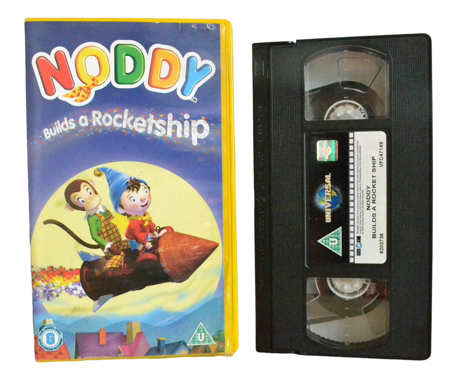 Noddy Builds A Rocketship - Universal - Children's - Pal VHS-