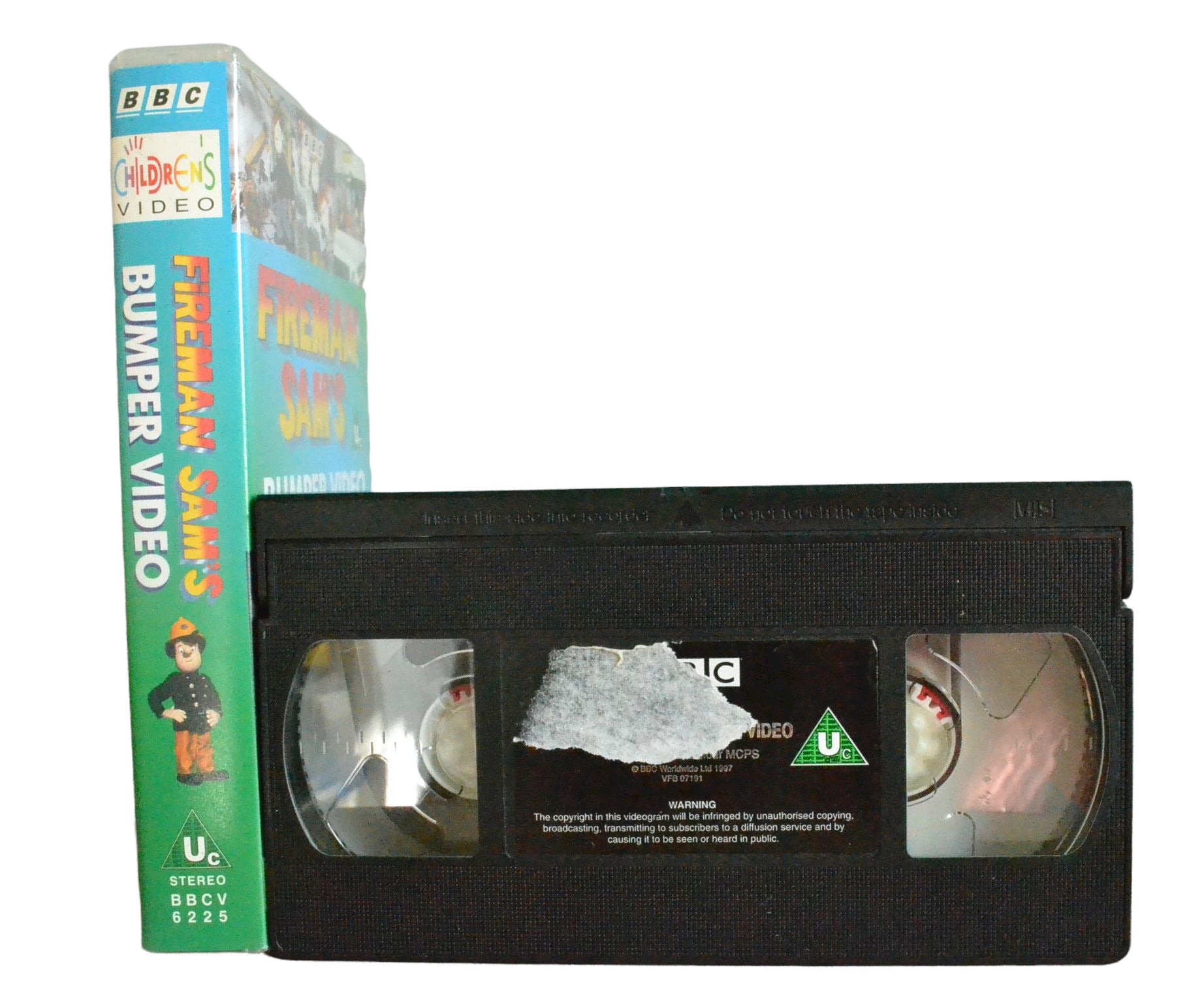 Fireman Sam's Bumper Video (7 Episodes) - BBC Video - Children's - Pal VHS-