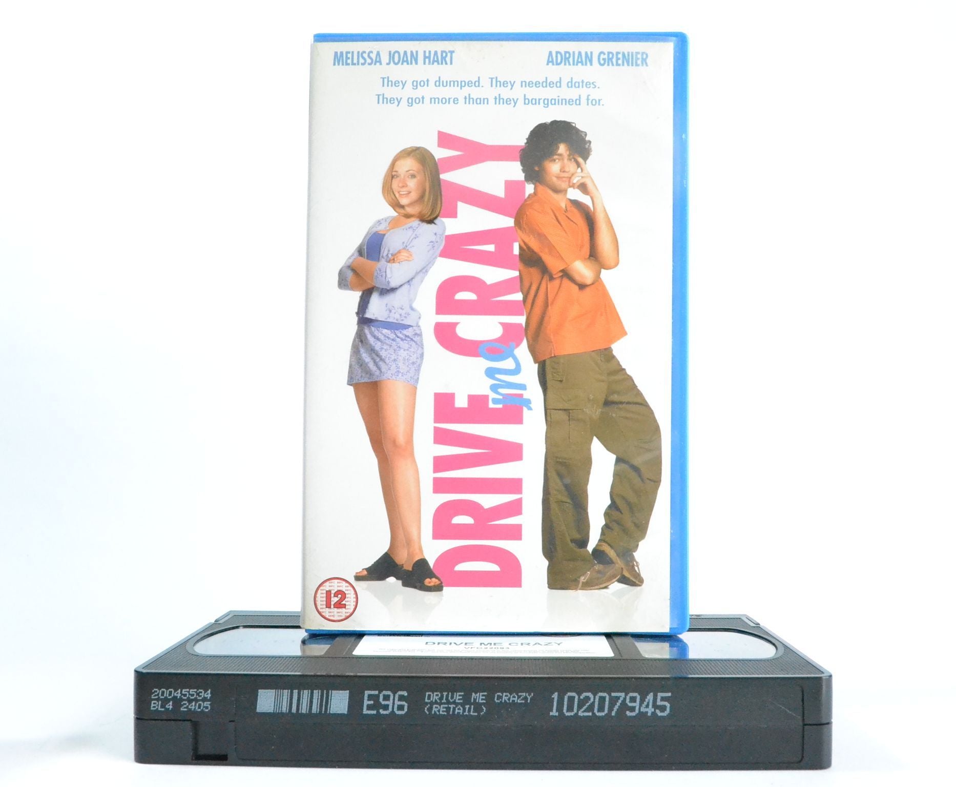 Drive Me Crazy: Melissa Joan Hart - Teen Feel Good [Jealousy] Comedy (1999) VHS-
