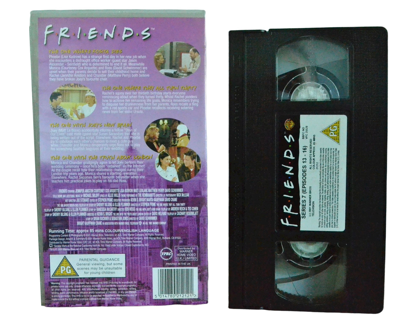 FRIENDS - Series 7 (Episodes 13-16) - Jennifer Aniston - Warner Home Video - Vintage - Pal VHS-