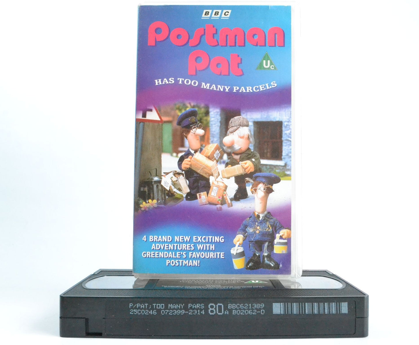 Postman Pat (BBC): Has Too Many Parcels - Best Village - Children’s - VHS-