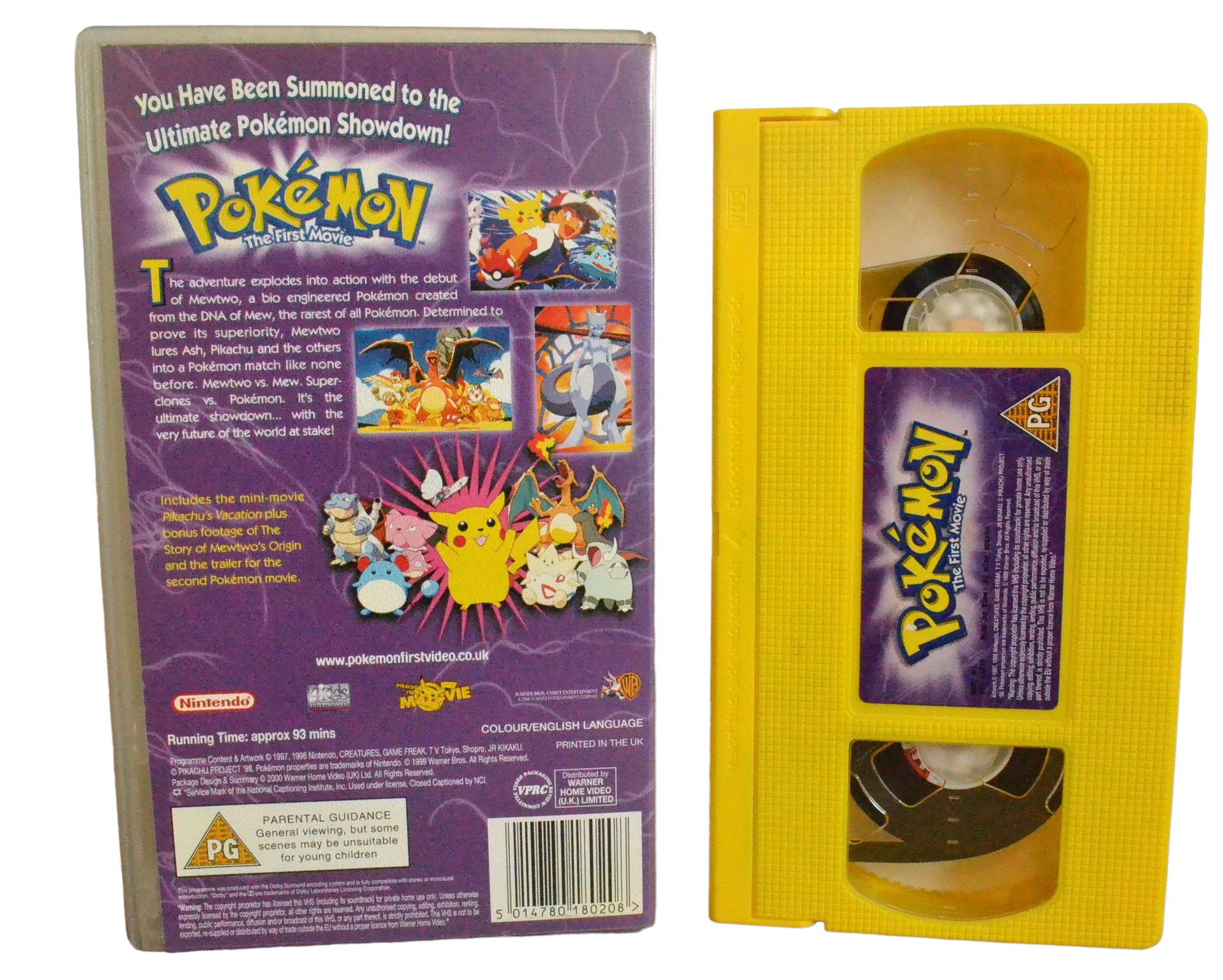 Pokemon : The First Movie - Warner Home Video - SO18020 - Children - Pal - VHS-