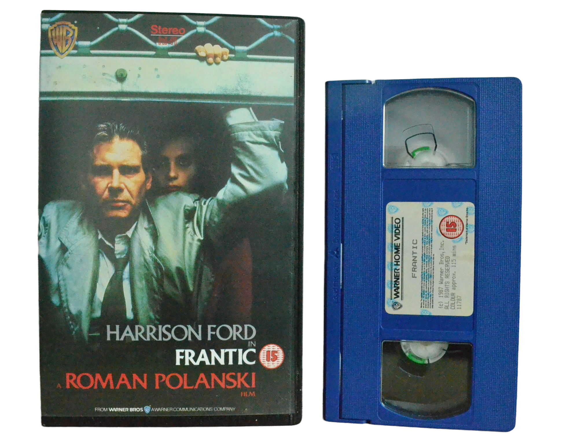 Frantic - A Roman Polanski Film - Harrison Ford - Warner Home Video - Vintage - Pal VHS-