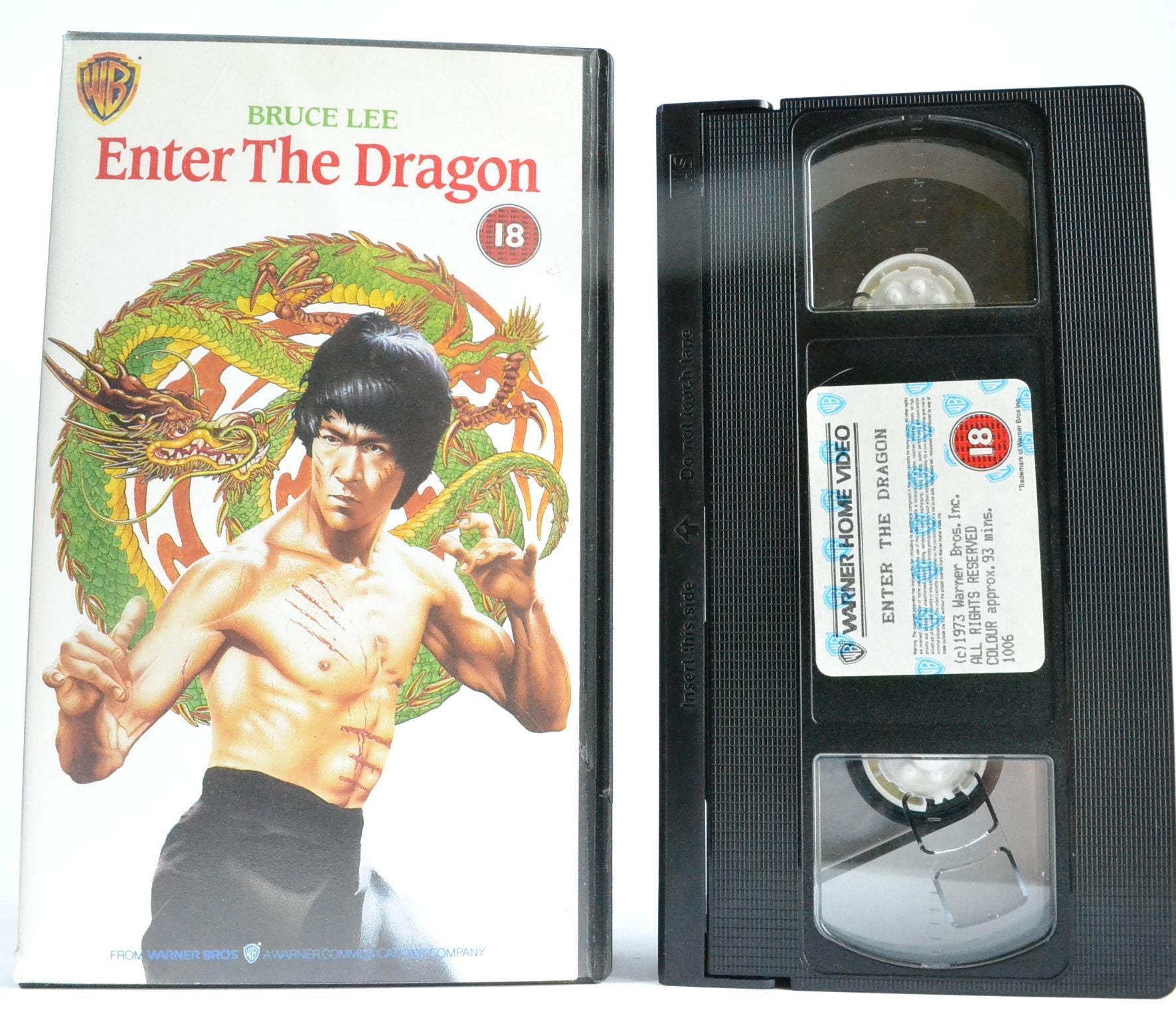 Enter The Dragon: Bruce Lee - Wing-Chun - Hollywood - Kung-Fu - Action - Kelly - VHS-