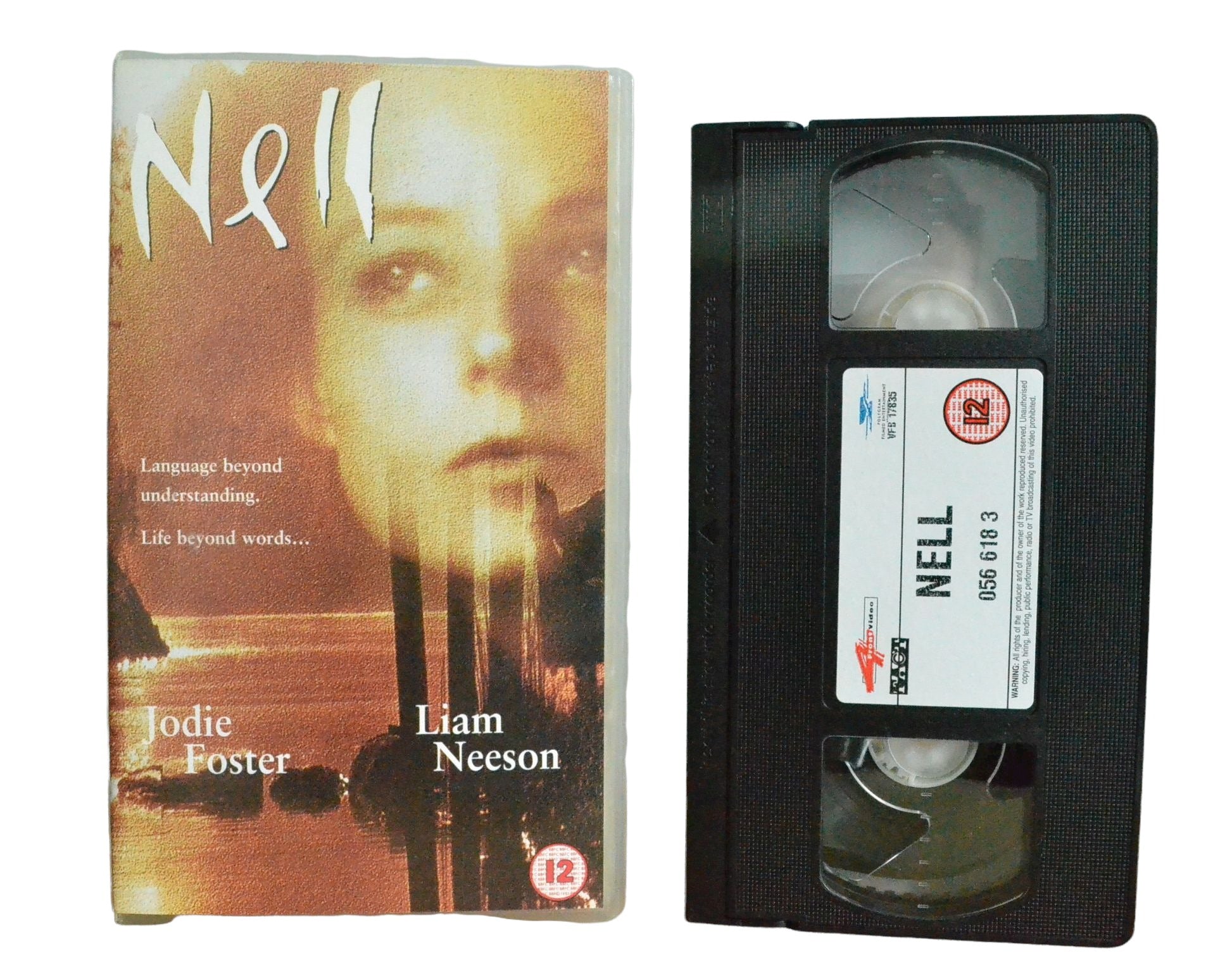 Nell - Language Beyond Understanding, Life Beyond Words... - Jodie Foster - 4Front Video - Vintage - Pal VHS-