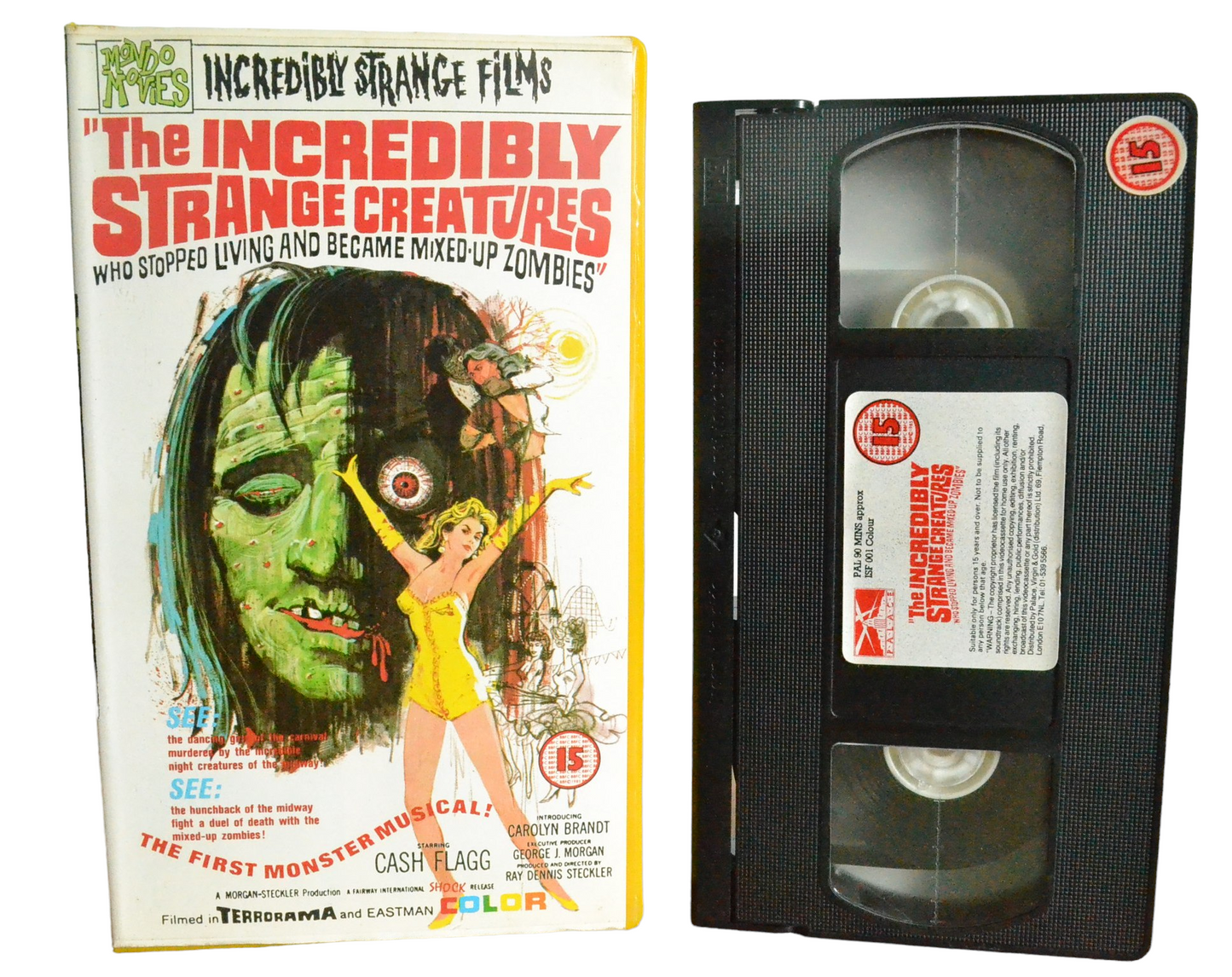 The Incredibly Strange Creatures : Who Stopped Living and Became Mixed-Up Zombies!!? - Ray Dennis Steckler - Palace Video - ISF001 - Horror - Pal - VHS-