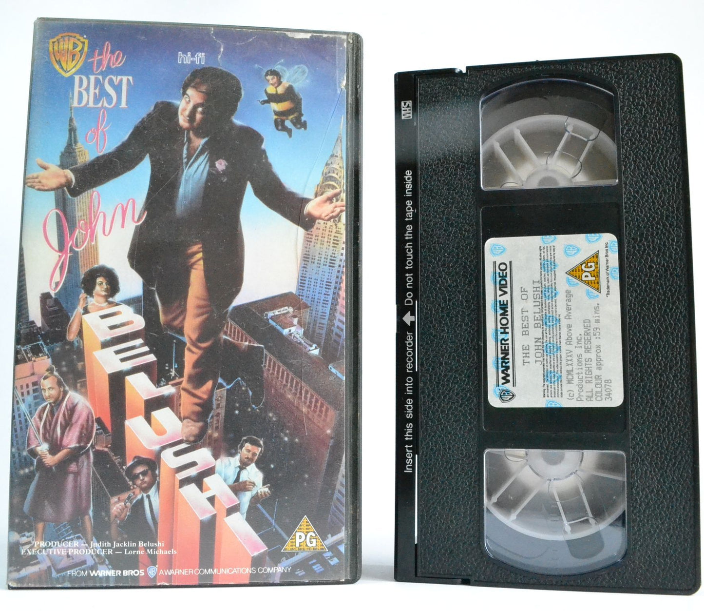 The Best Of John Belushi: Aykroyd - Murray - Chase - Radner [Comedy 1988] VHS-