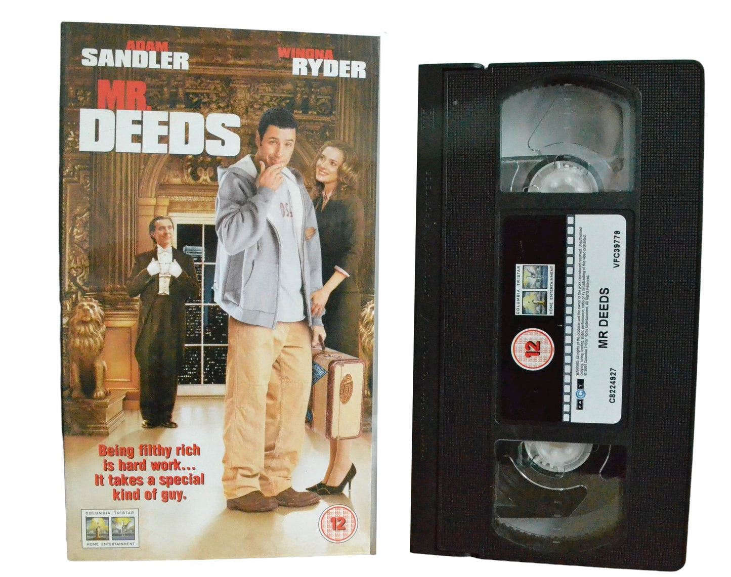 Mr. Deeds - Adam Sandler - Columbia Tristar Home Entertainment - Vintage - Pal VHS-