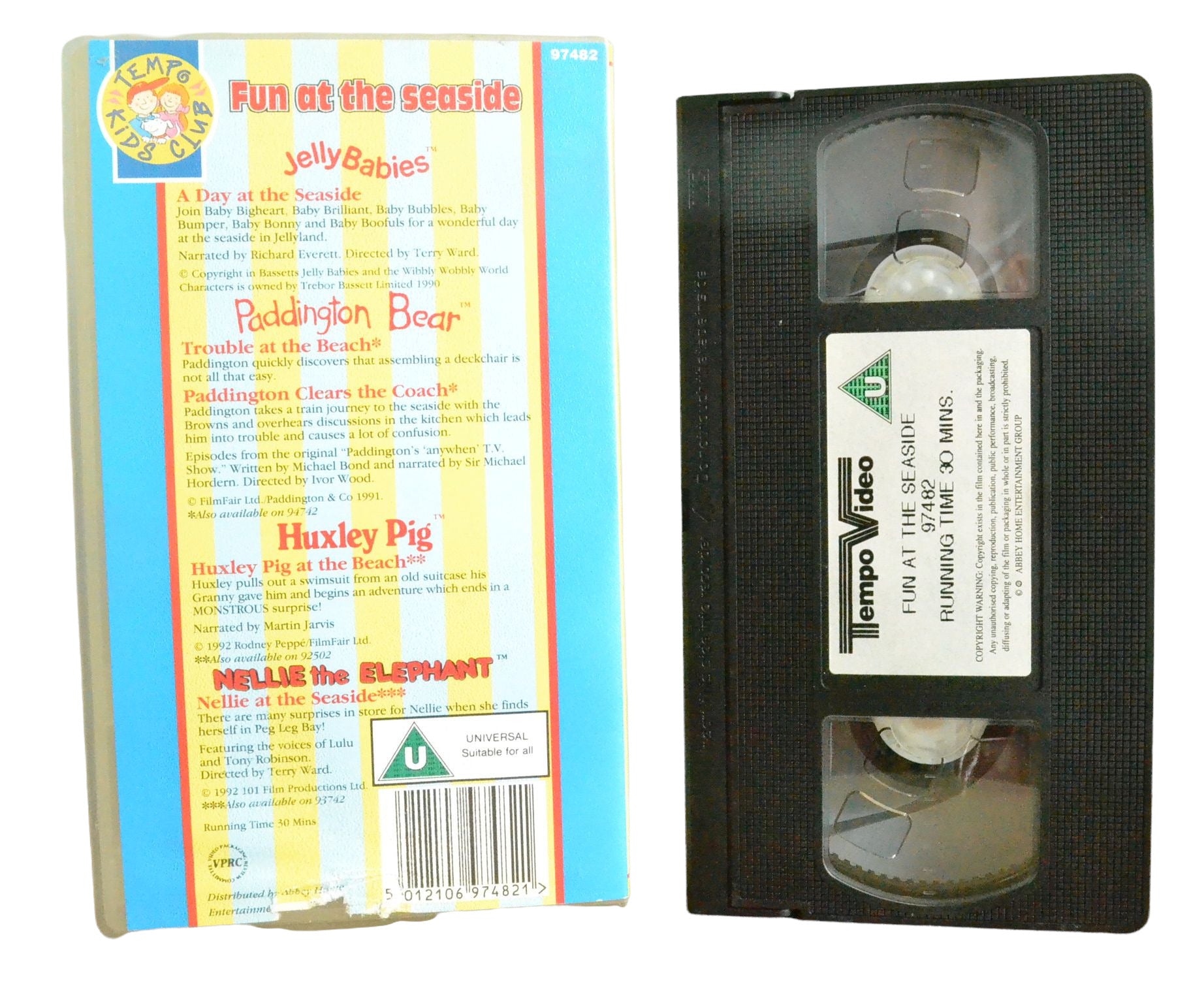 Fun at the Seaside - Tempo Video - Children's - Pal VHS-