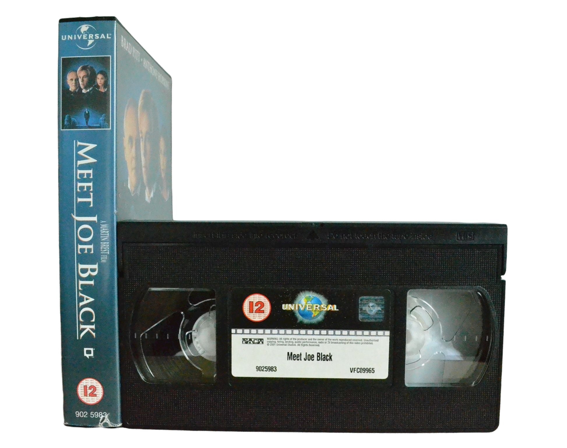 Meet Joe Black - Brad Pitt - Universal - Vintage - Pal VHS-