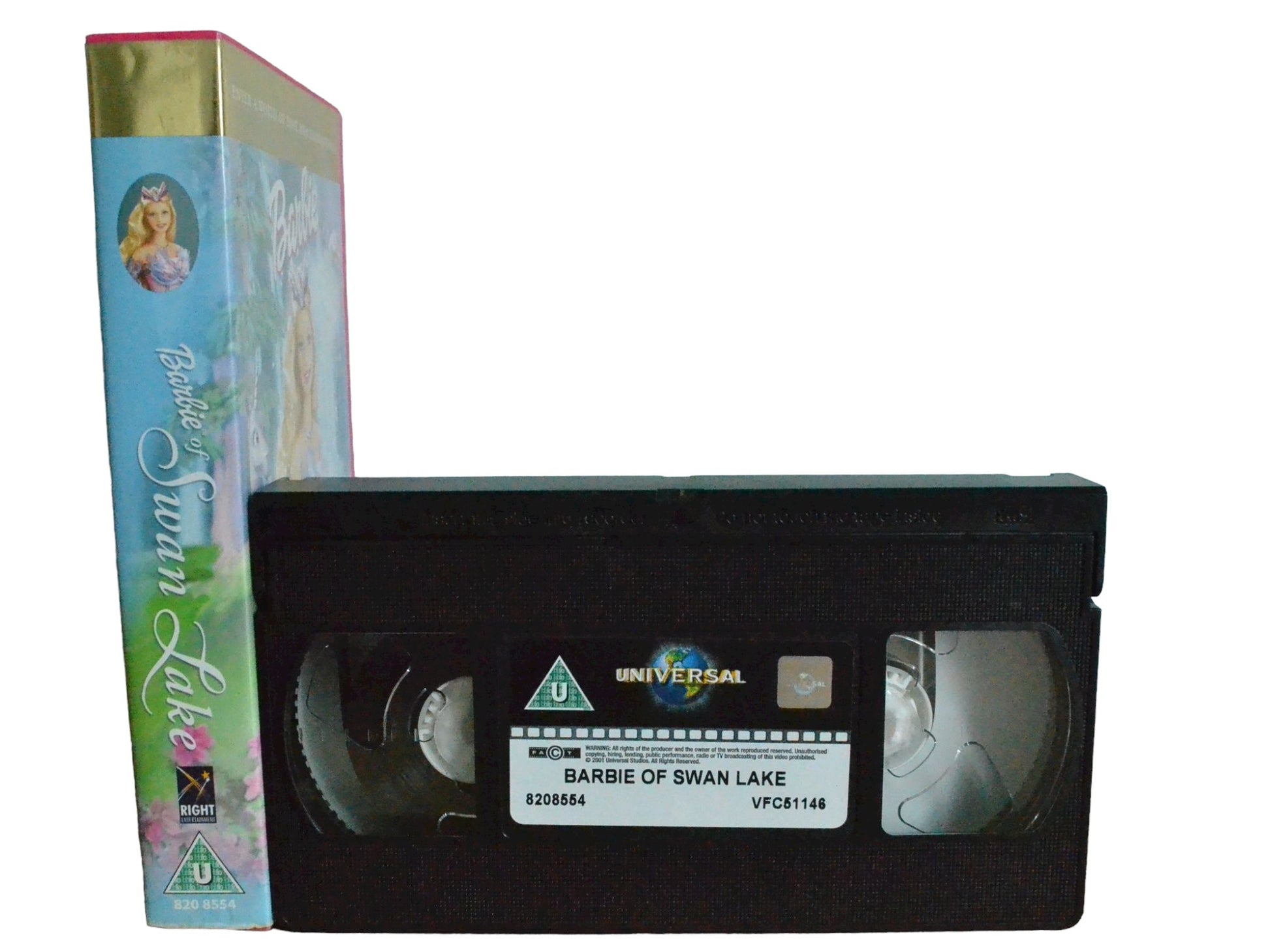 Barbie Of Swan Lake - Kelly Sheridan - Universal - Childrens - PAL - VHS-