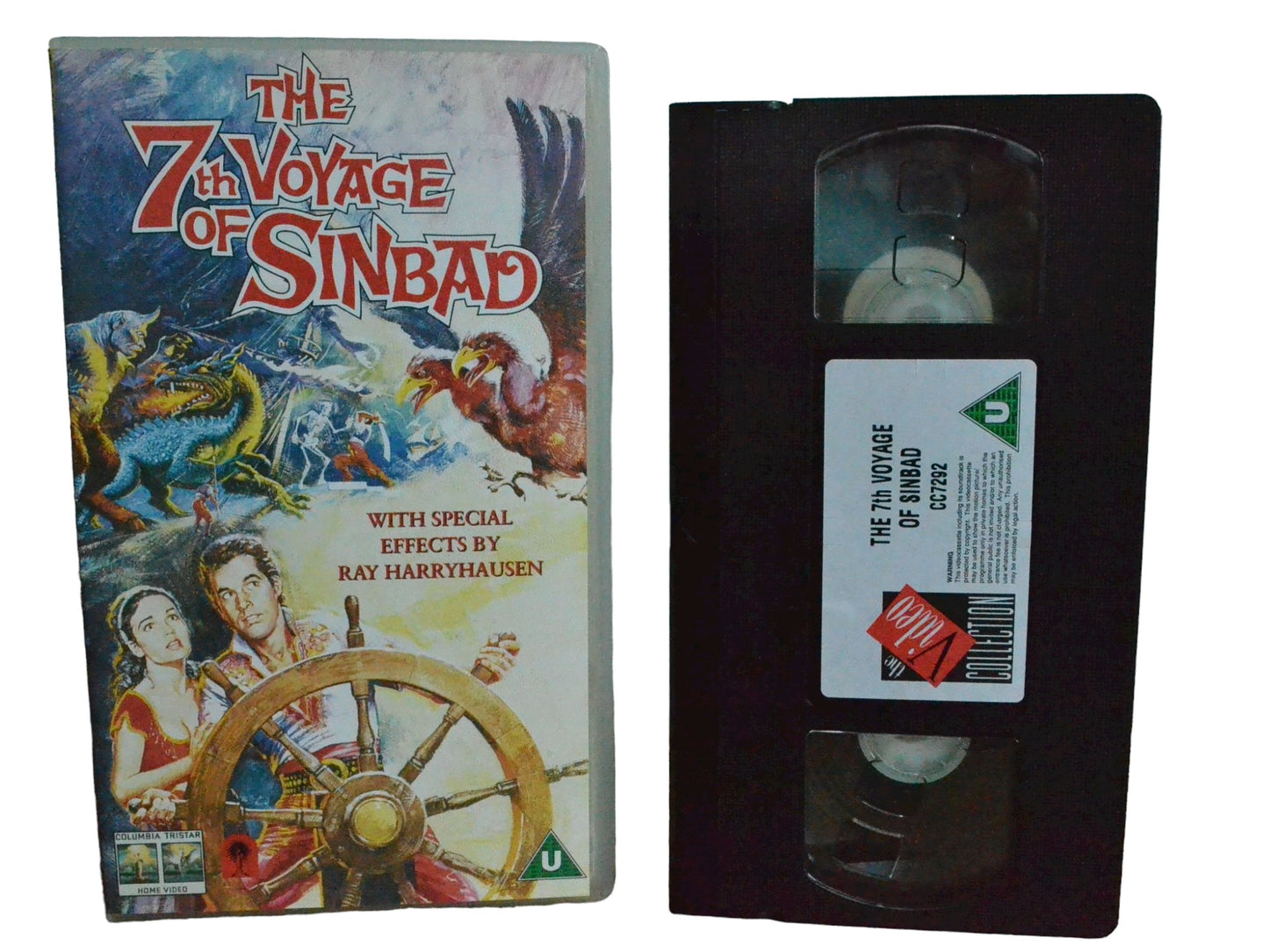 The 7th Voyage Of Sinbad - Kerwin Mathews - Cinema Club - Childrens - PAL - VHS-