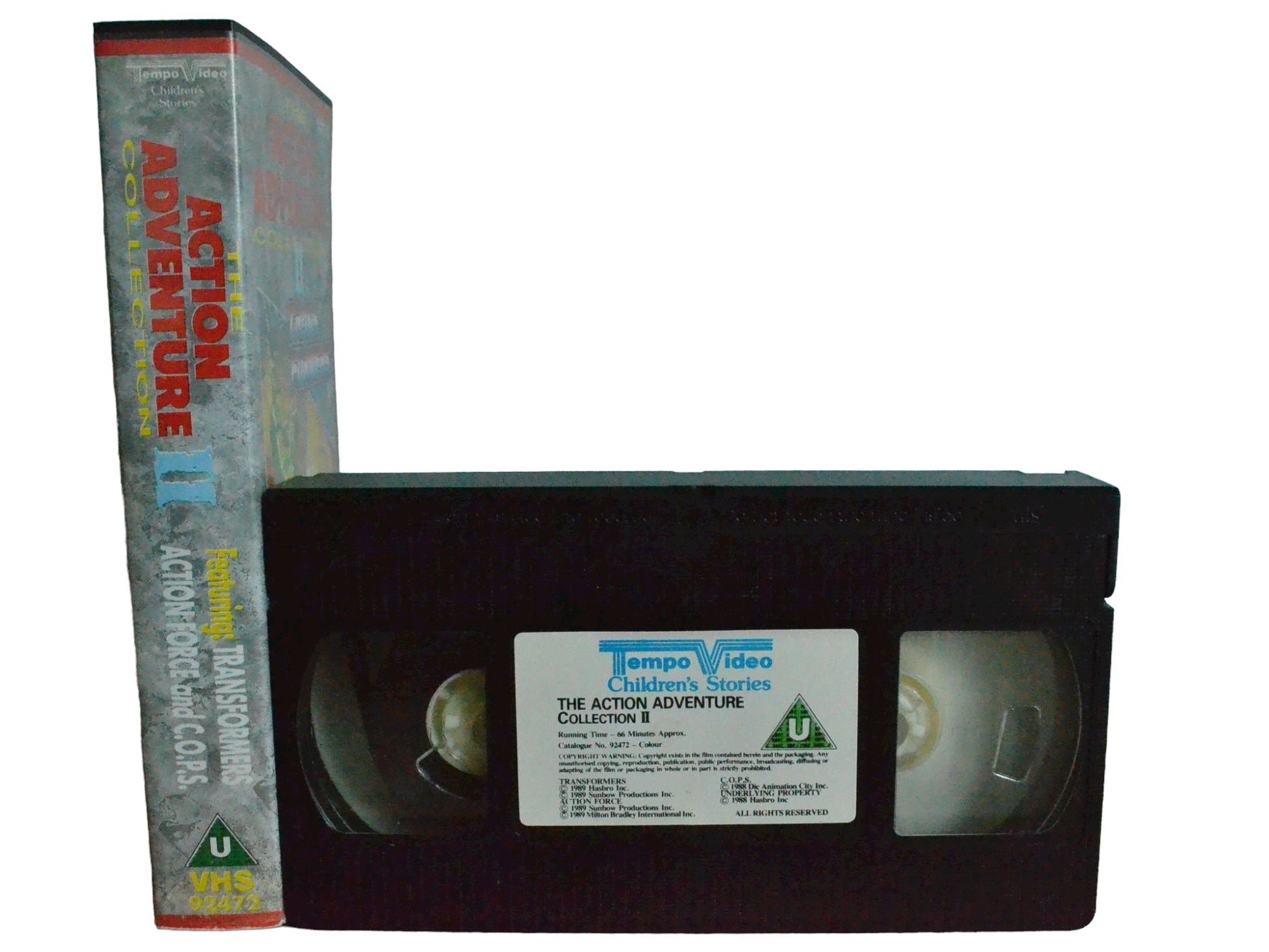 The Action Adventure Collection -2 - Andy Lau - Tempo Video - Childrens - PAL - VHS-