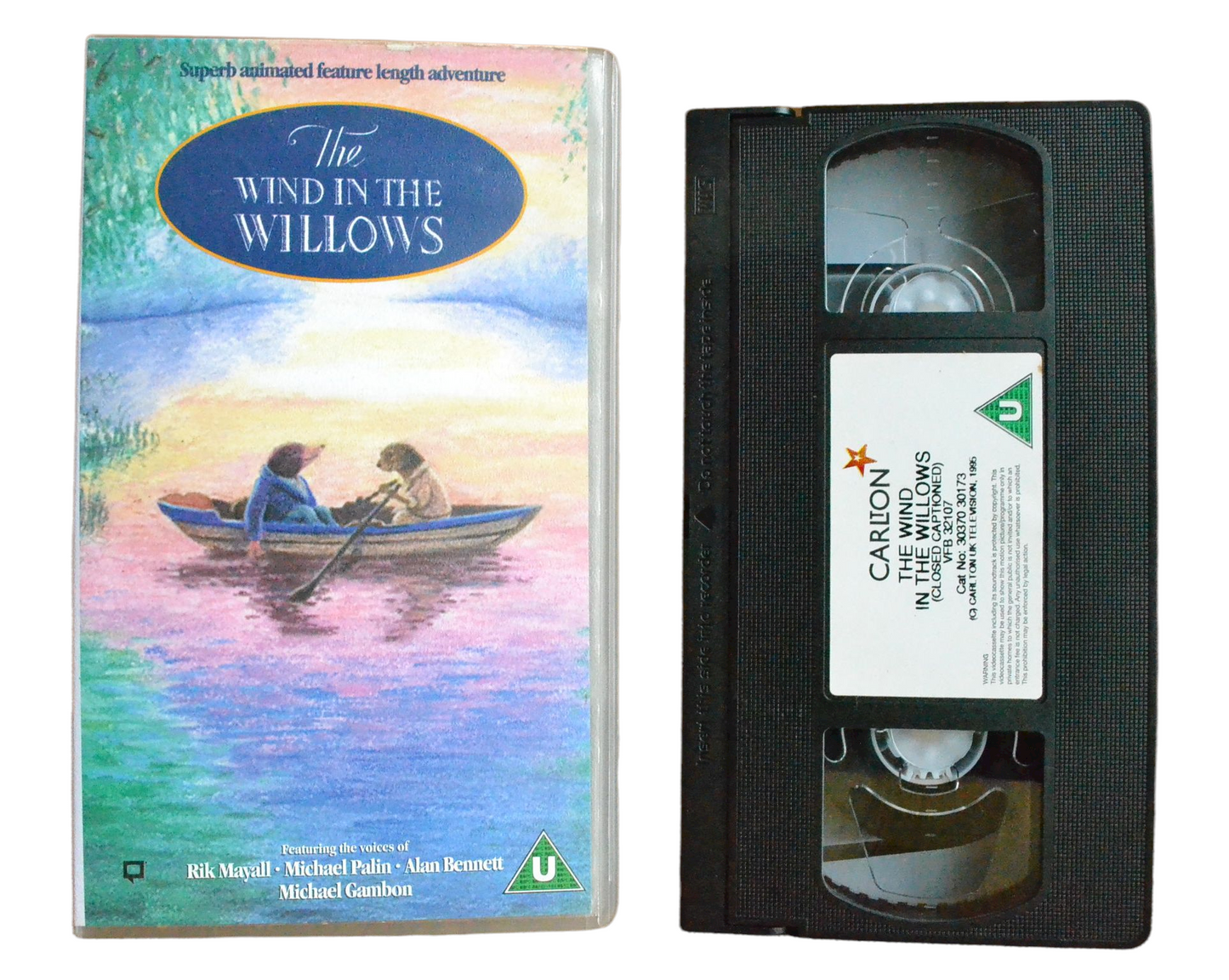 The Wind In The Willows - Alan Bennett - Carlton - Children’s - Pal VHS-