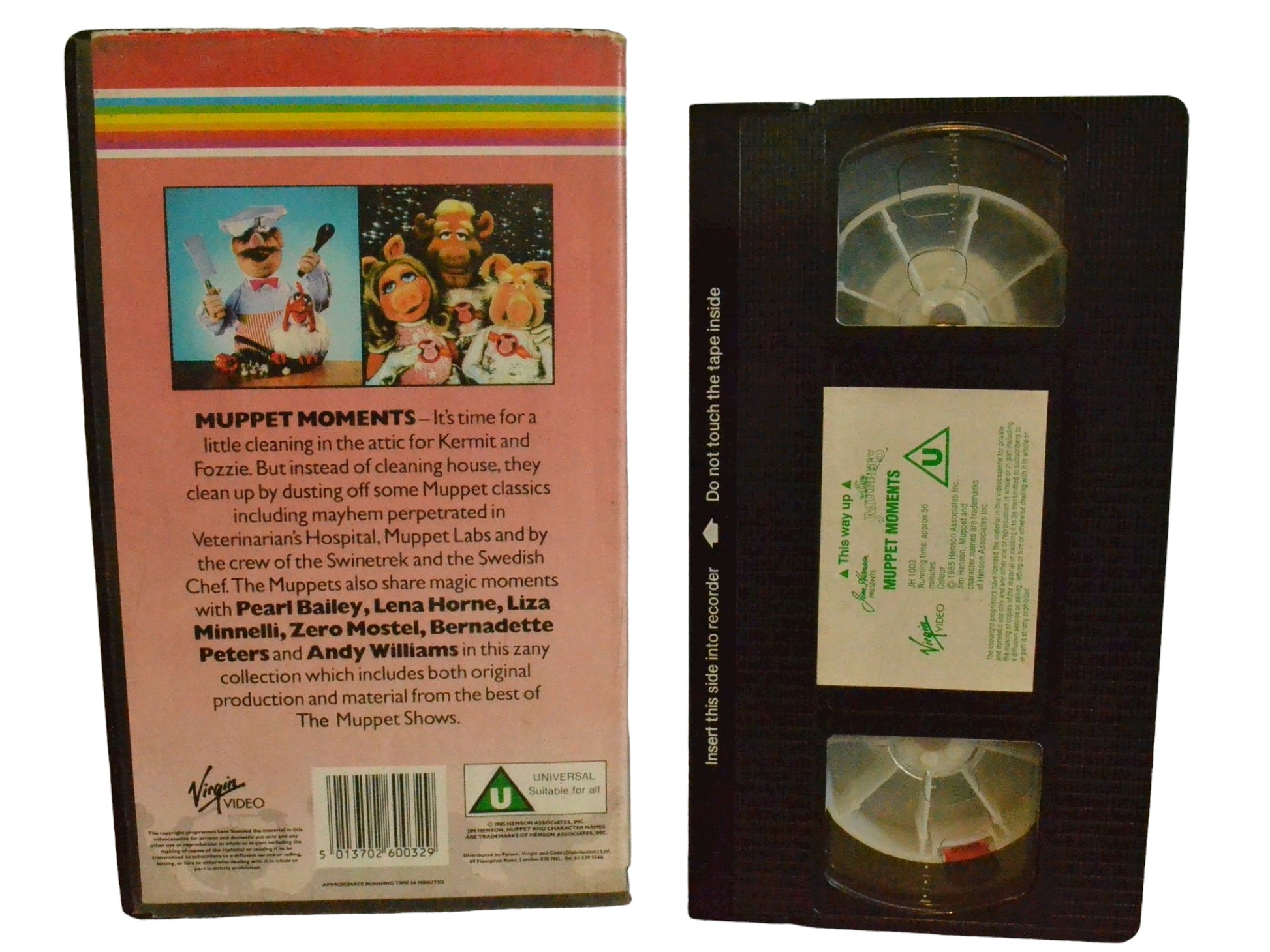 Muppet Moments - Bill Barretta - Virgin Video - Childrens - PAL - VHS-
