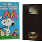 It's The Easter Beagle Charile Brown - Todd Barbee - Road Show Entertainment - Childrens - PAL - VHS-