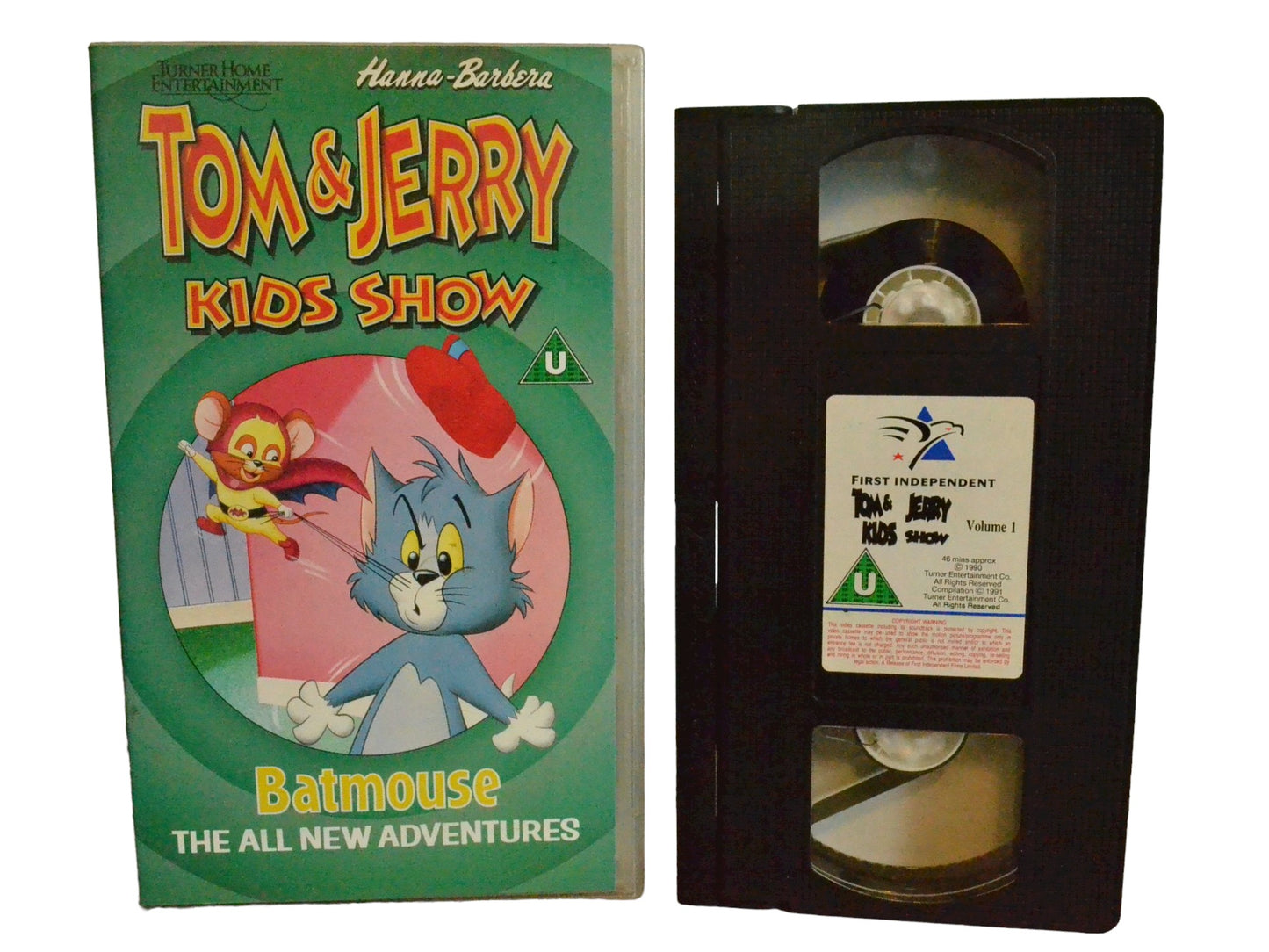 Tom and Jerry Kids Show - Batmouse - Frank Welker - First Independent - Childrens - PAL - VHS-