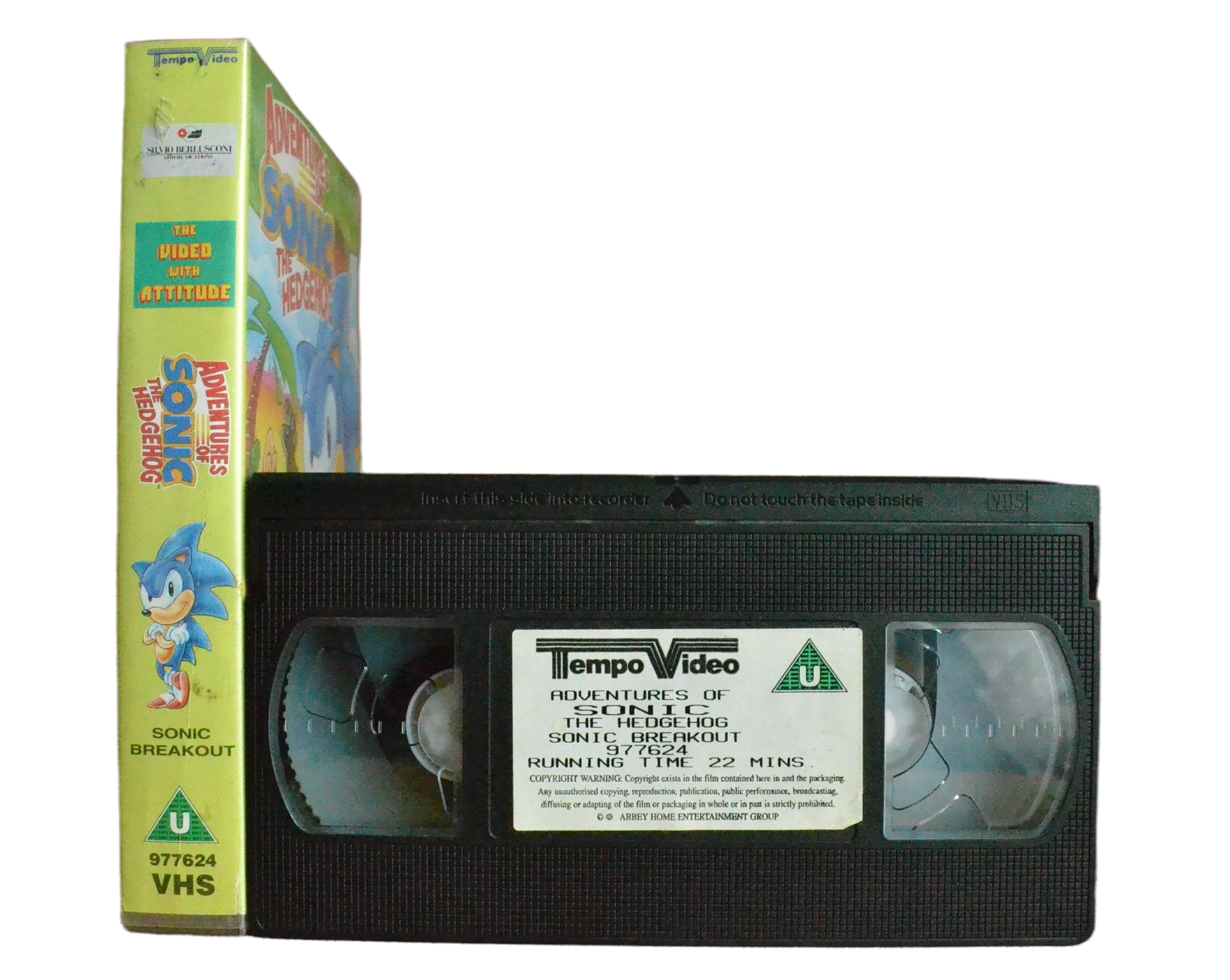 Adventures Of Sonic The Hedgehog: Sonic Breakout - Tempo Video - Children’s - Pal VHS-