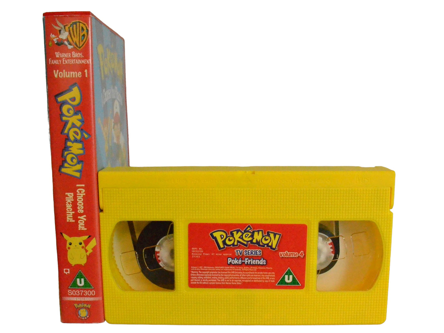 Pokemon I Choose You! Pikachu! - Volume 1 - Unshô Ishizuka - Warner Bros Family Entertainment - Childrens - PAL - VHS-