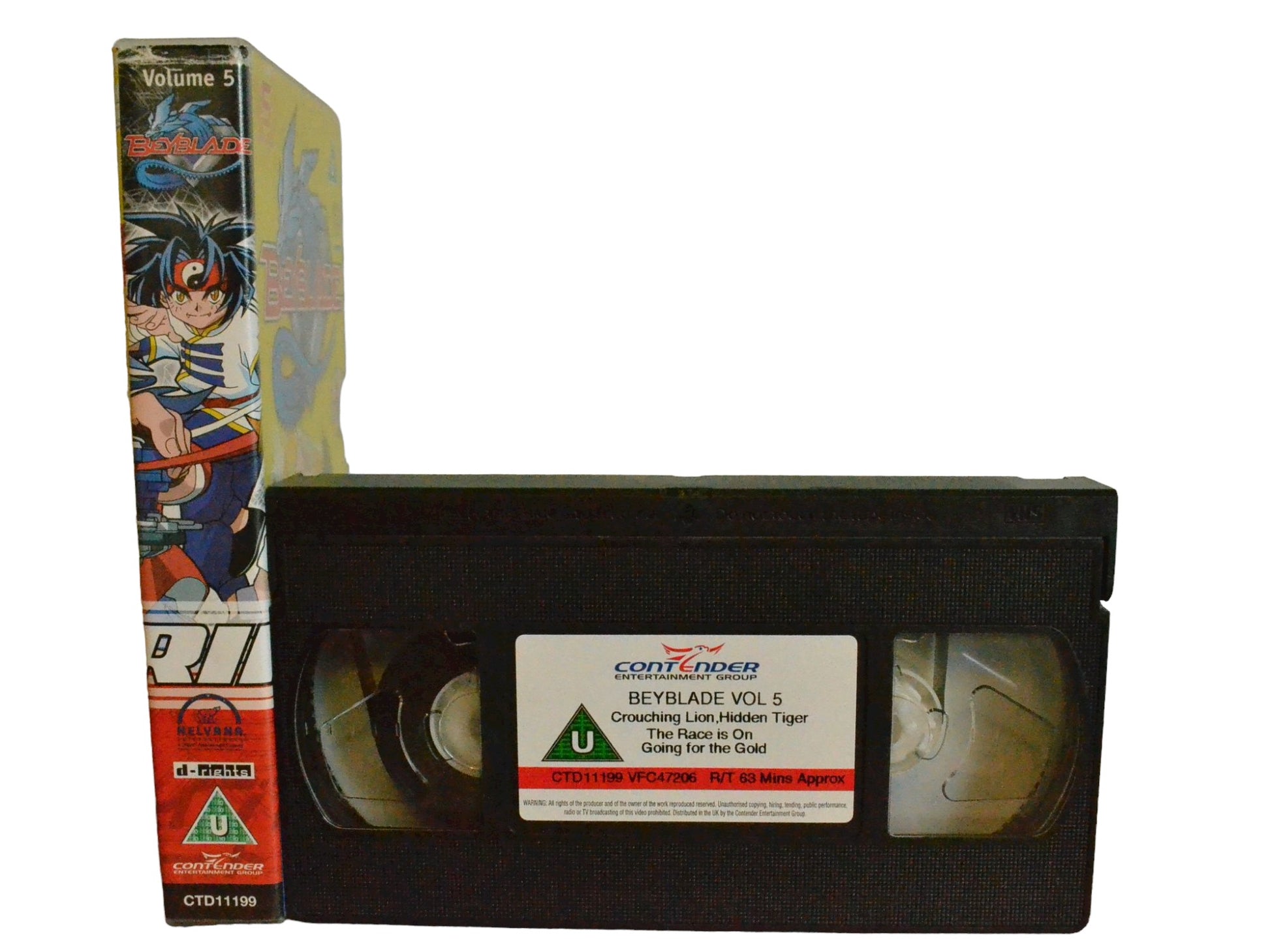 Beyblade - Let it RIP! - Volume 5 - Contender Entertainment Group - Childrens - PAL - VHS-