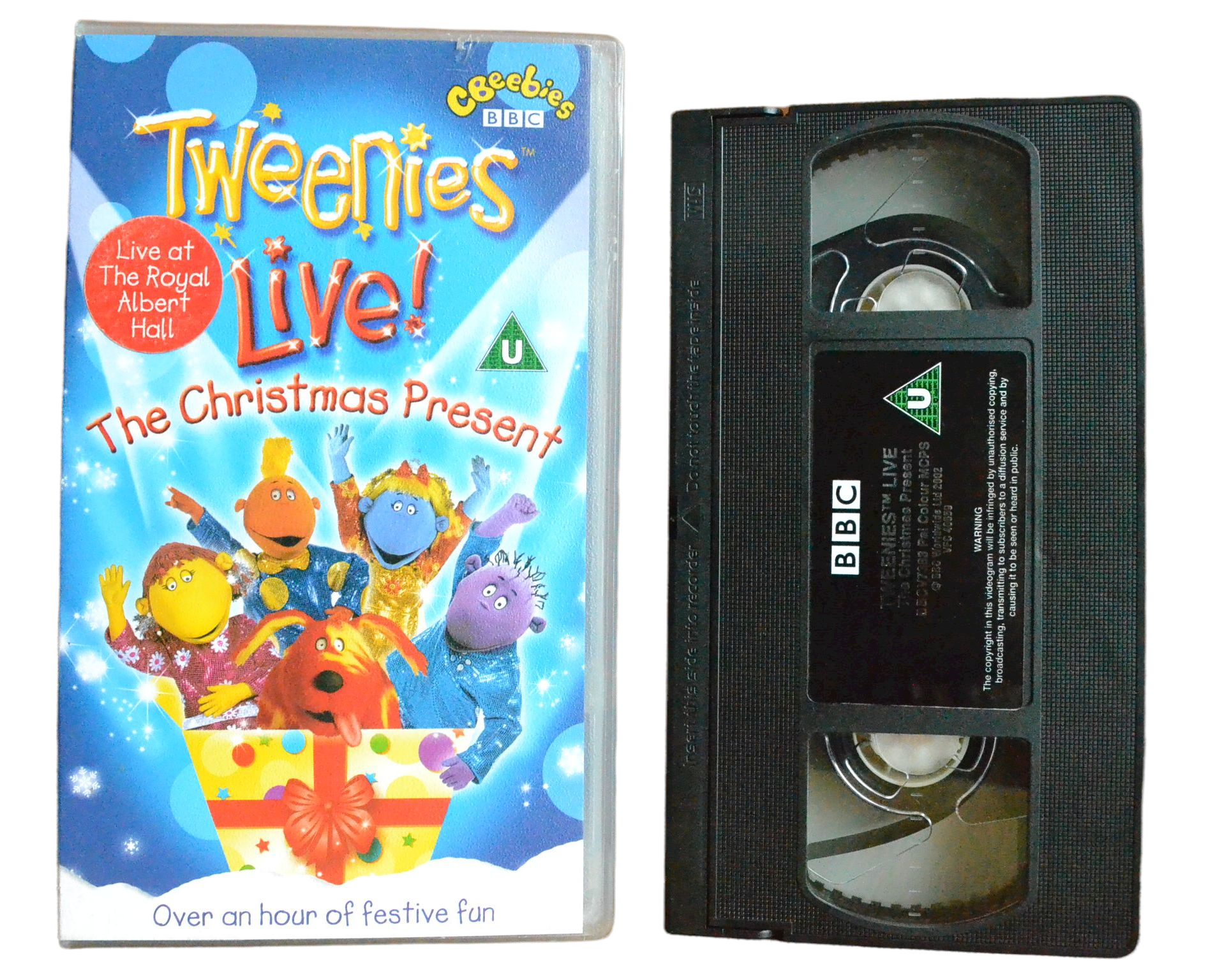 Tweenies Live! The Christmas Present - Cbeebies BBC - Children’s - Pal VHS-