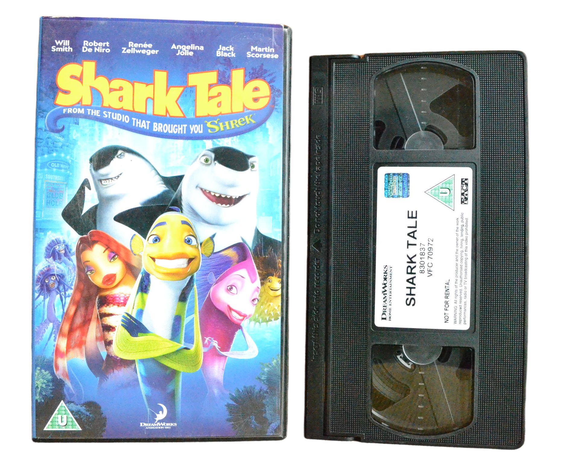 Shark Tale - Will Smith - Dream Works Home Entertainment - Children’s - Pal VHS-