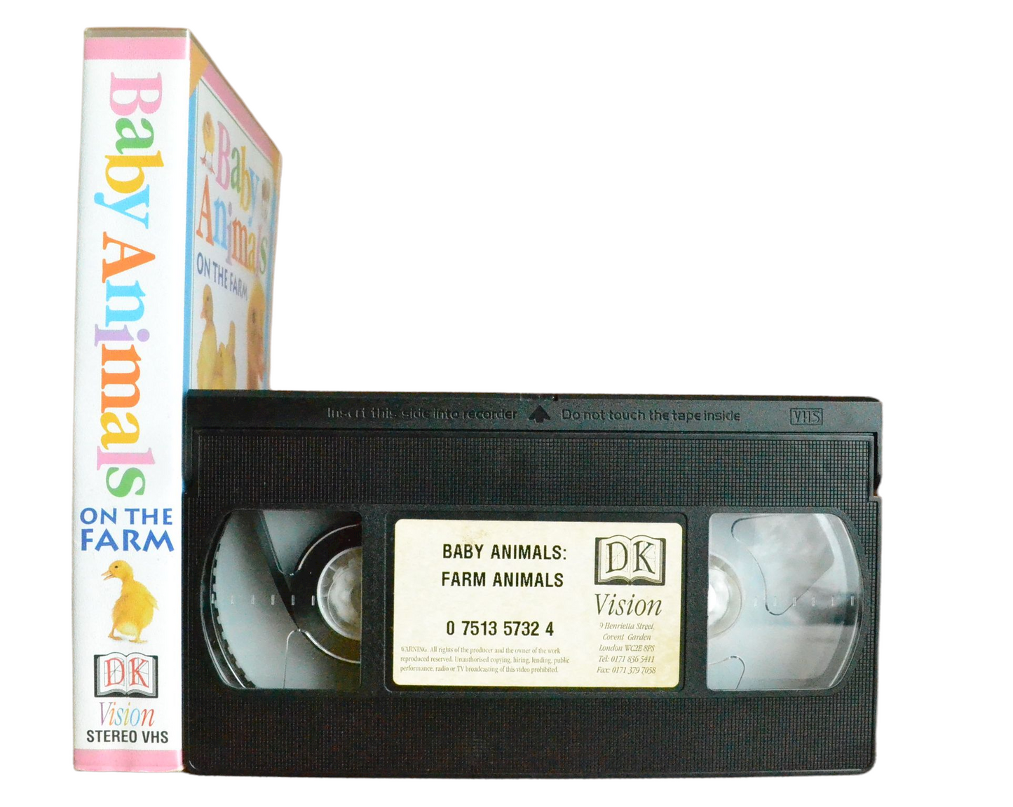 Baby Animals On The Farm (Cock-a-doodle-doo!) - DK Vision - Children - Pal VHS-