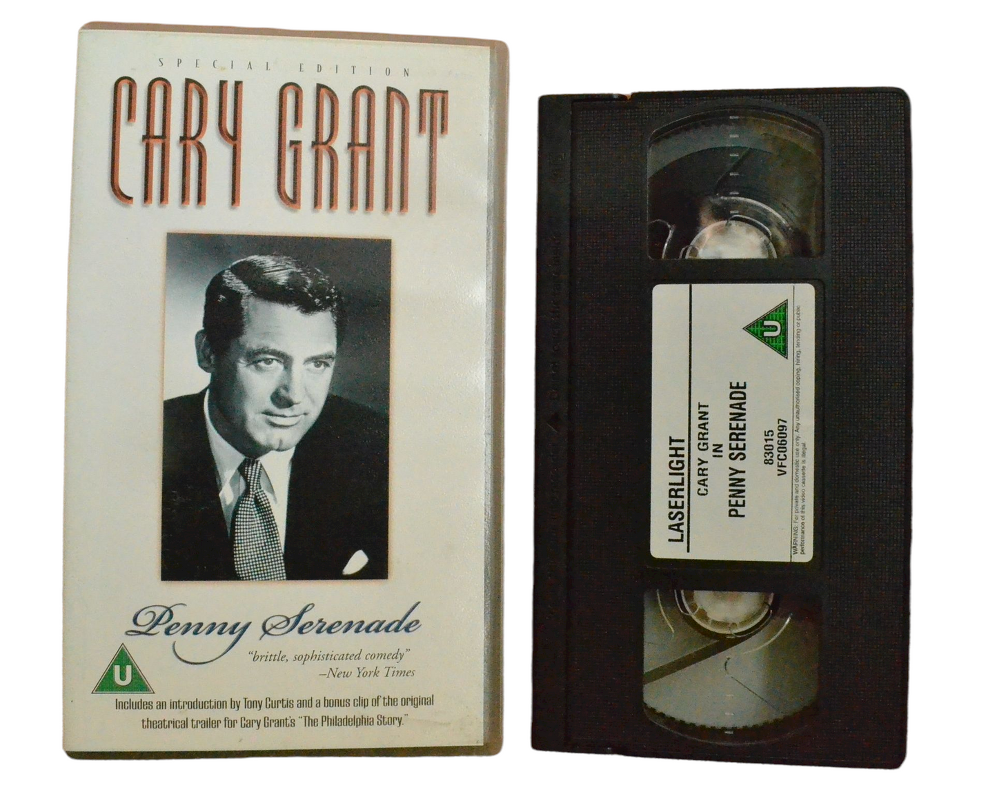 Penny Serenade (Special Edition) - Cary Grant - Laser Light Video - Vintage - Pal VHS-