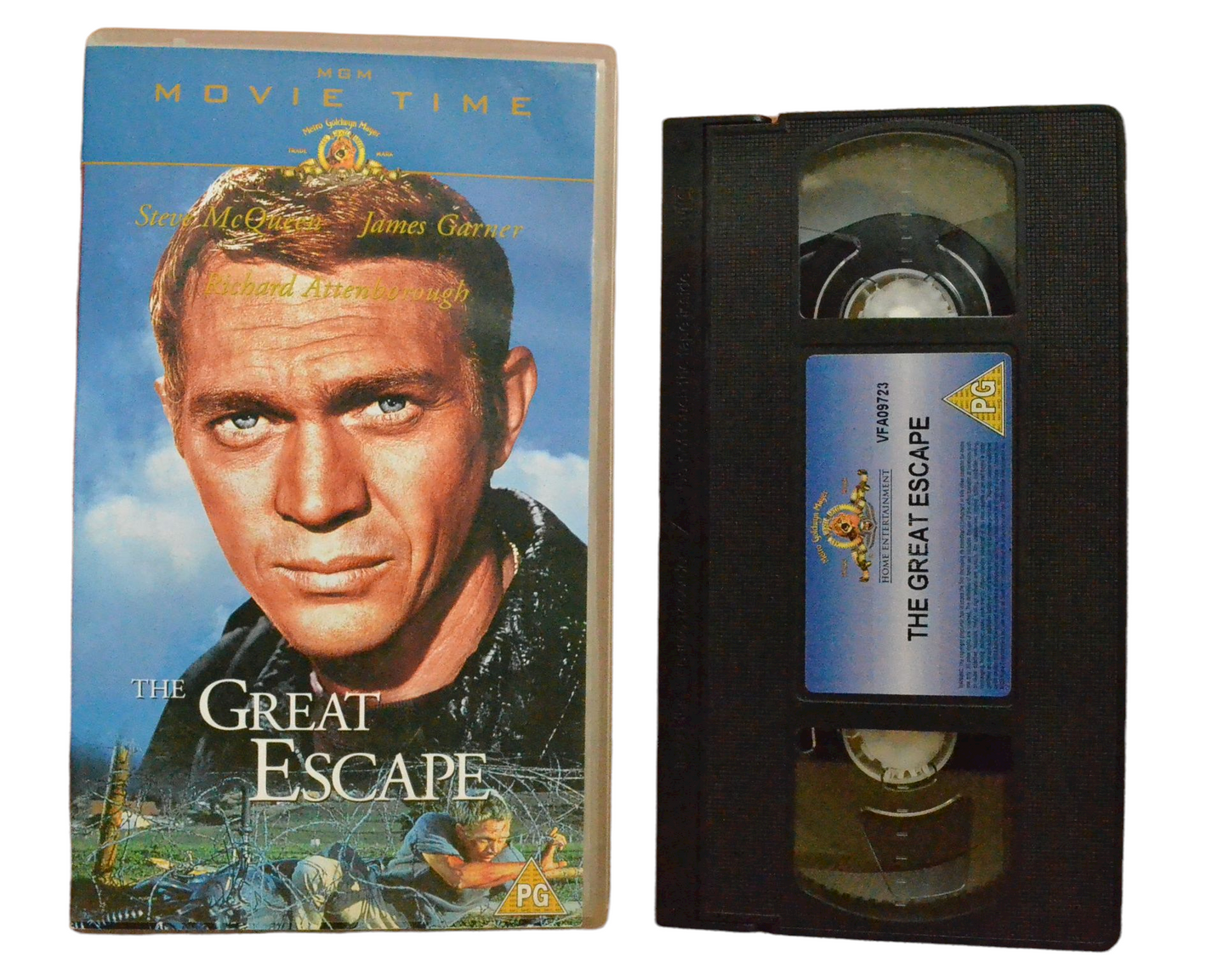 The Great Escape - Steve McQeen - Metro Goldwyn Mayer - Vintage - Pal VHS-