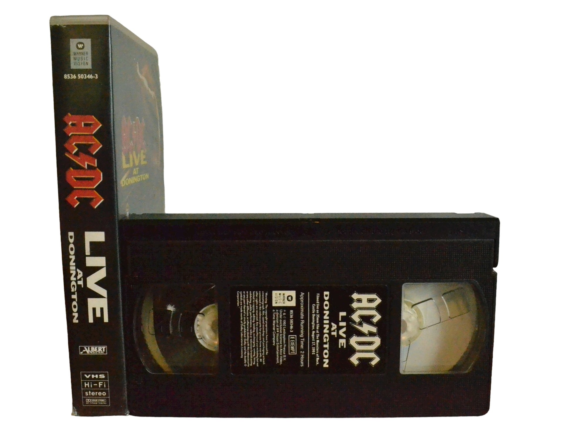 AC/DC Live at Donington - Warner Music Vision - Music - PAL - VHS-