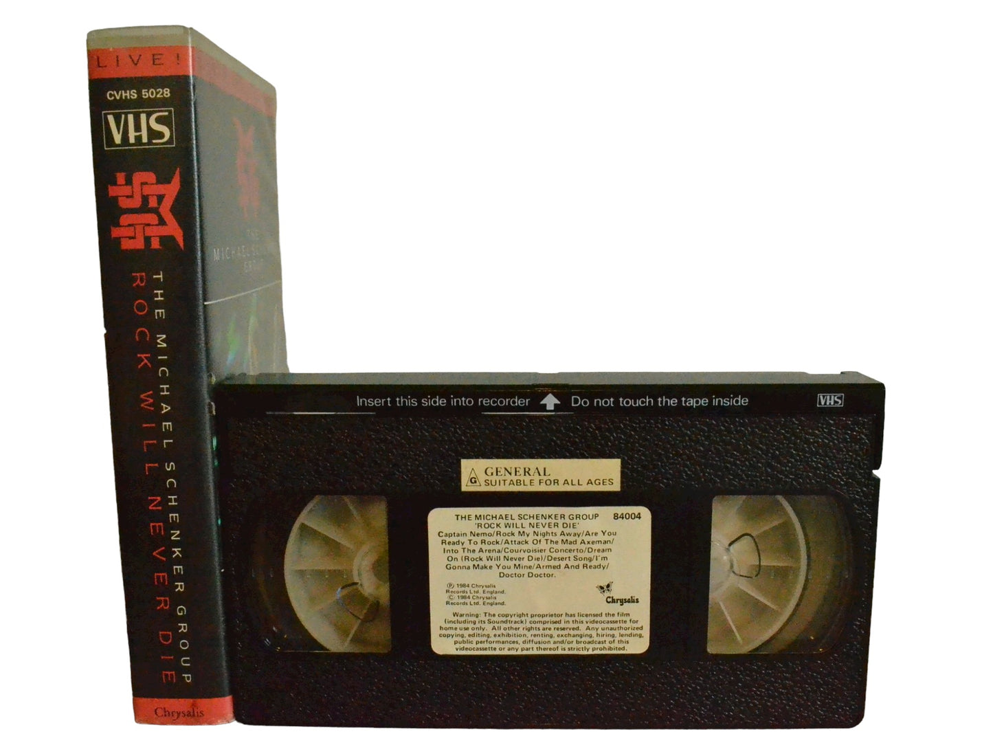 The Michael Schenker Group - Chrysalis - Music - PAL - VHS-