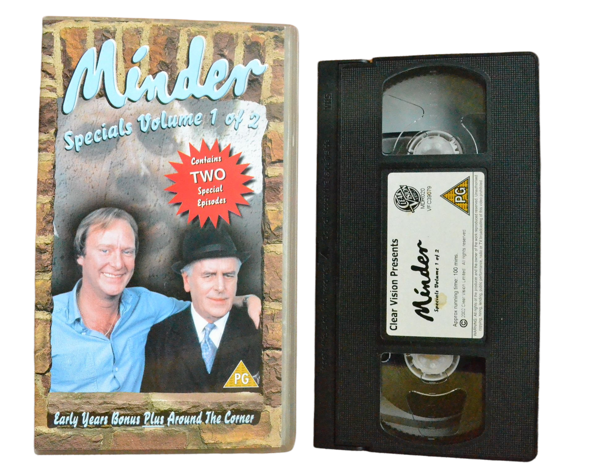 Minder: Specials Volume 1 of 2 - George Cole - Clear Vision Video - Vintage - Pal VHS-