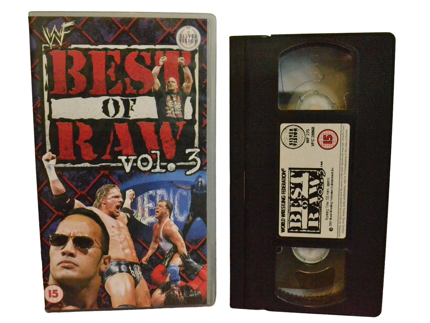 WWF: Best Of Raw Vol. 3 - Kurt Angle - World Wrestling Federation Home Video - Wrestling - PAL - VHS-