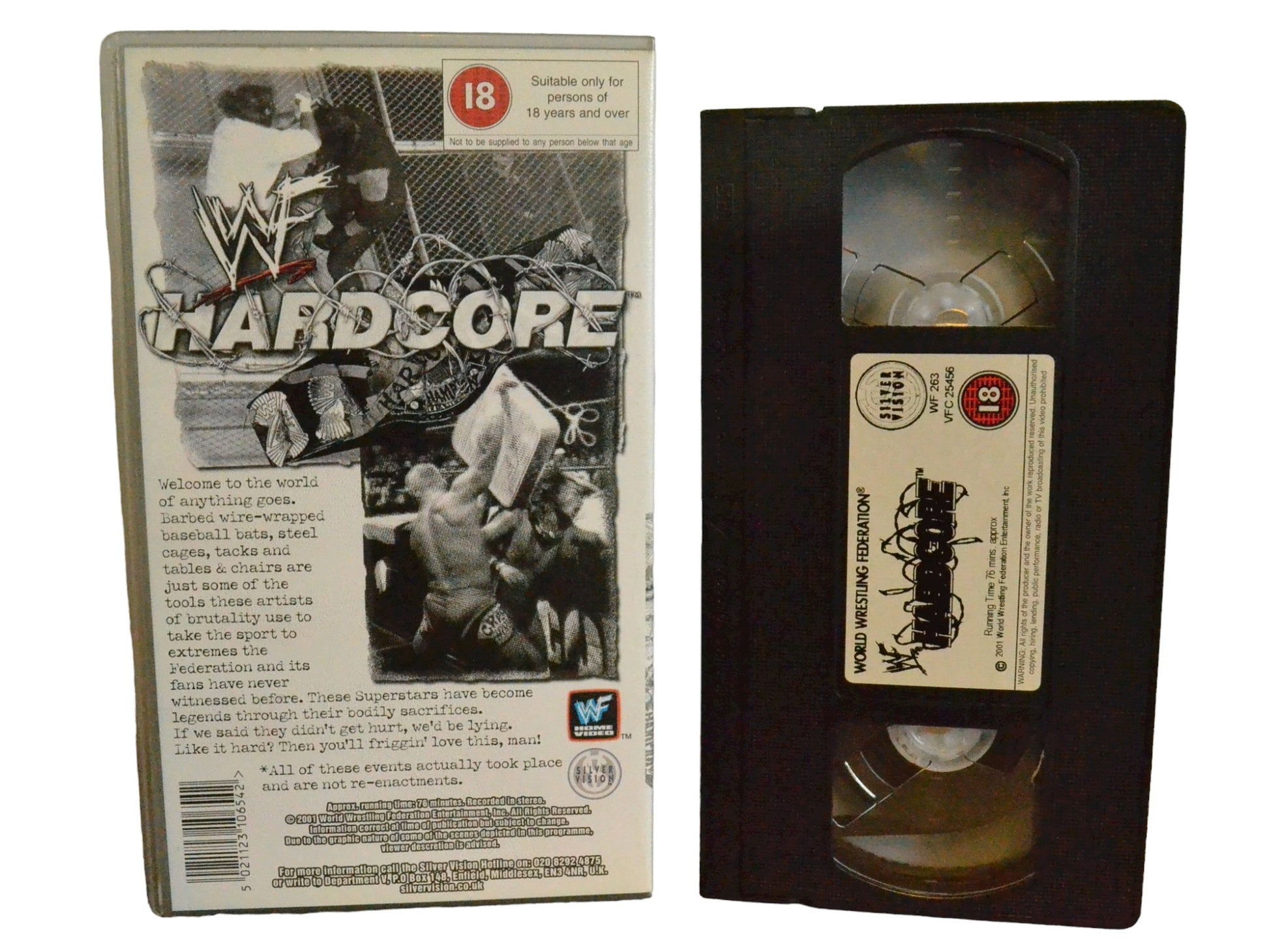 WWF: Hardcore - Kurt Angle - World Wrestling Federation Home Video - Wrestling - PAL - VHS-