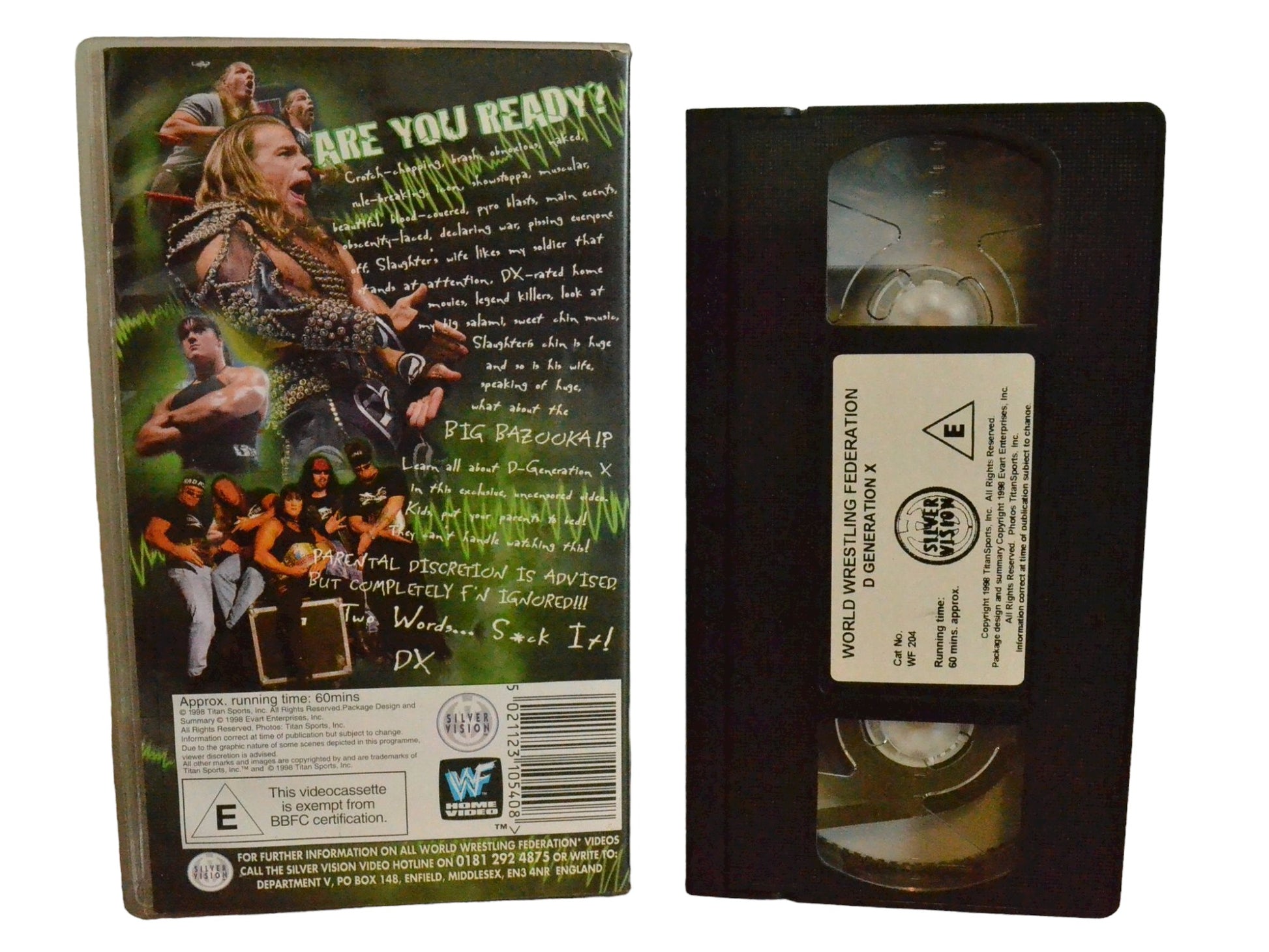 WWF: D Generation X - Paul Levesque - World Wrestling Federation Home Video - Wrestling - PAL - VHS-