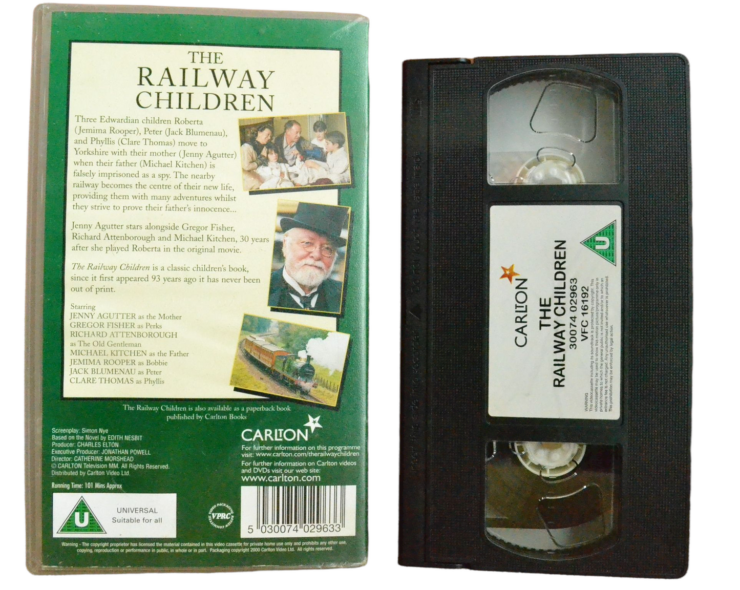 The Railway Children - Jenny Agutter - Carlton - Vintage - Pal VHS-