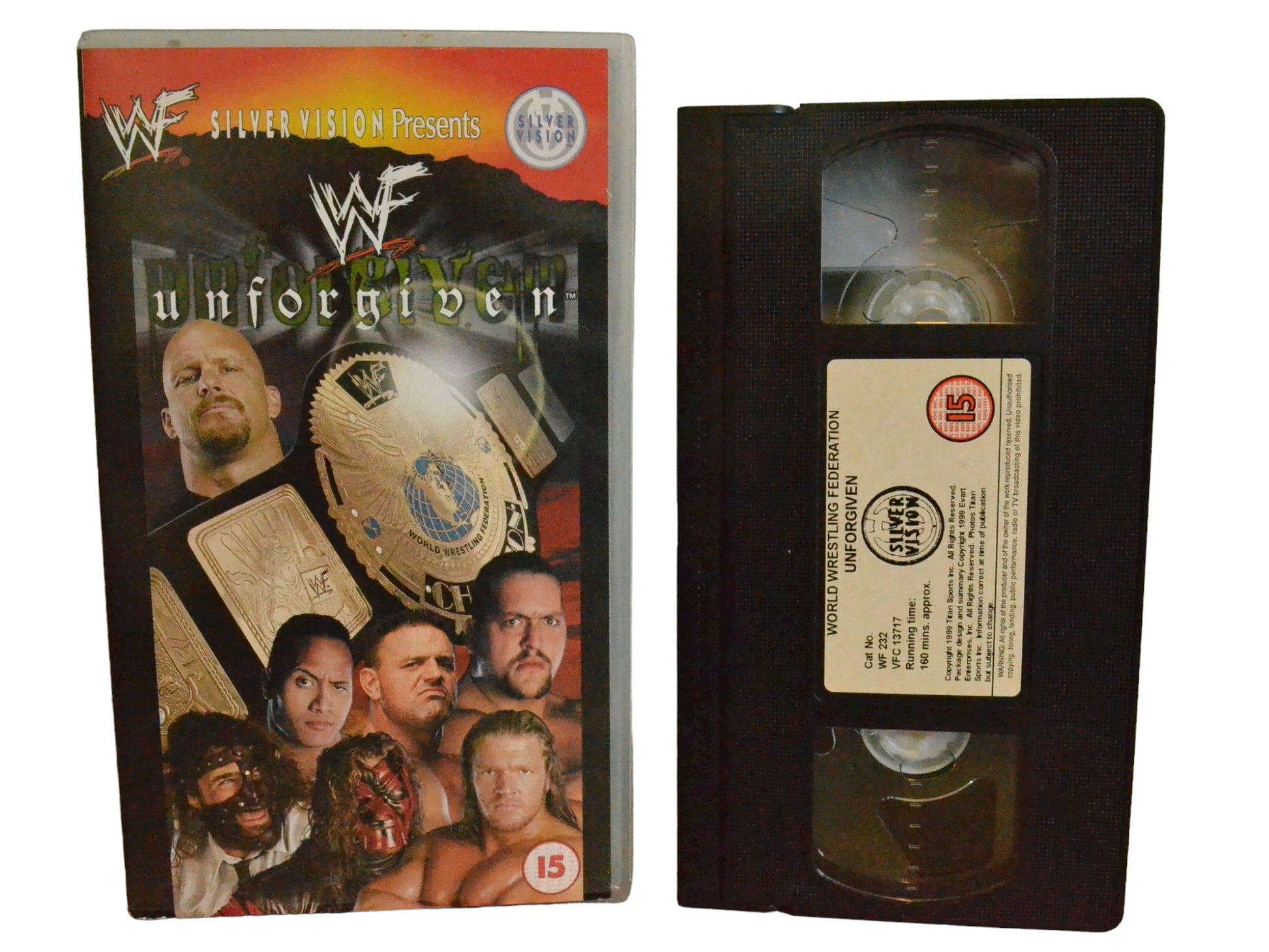 WWF: Unforgiven 1999 - Paul Levesque - World Wrestling Federation Home Video - Wrestling - PAL - VHS-