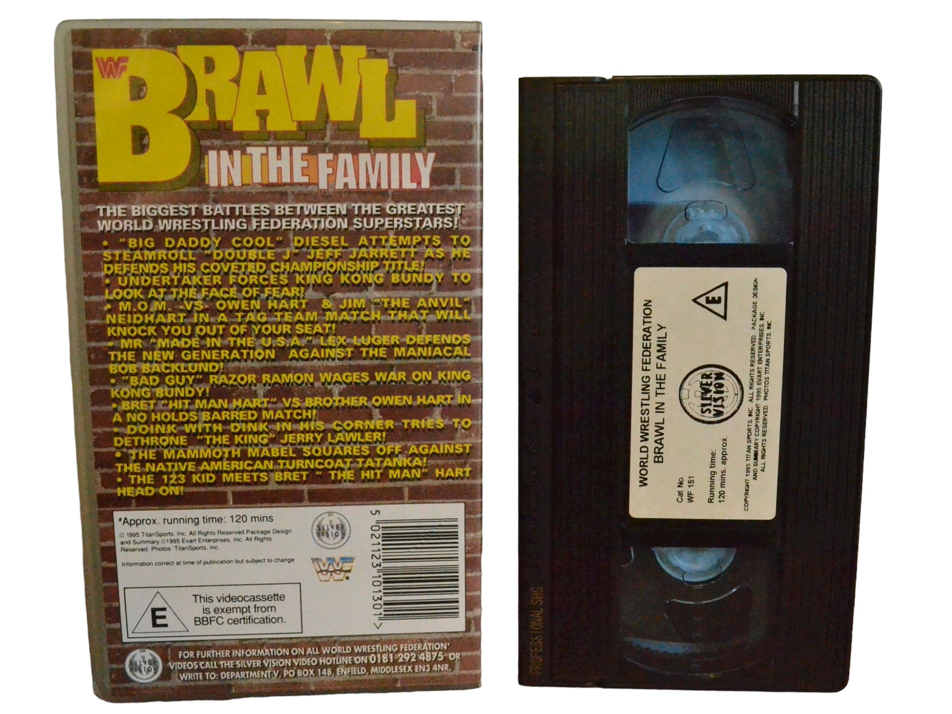 WWF: Brawl In The Family - Ray Apollo - World Wrestling Federation Home Video - Wrestling - PAL - VHS-