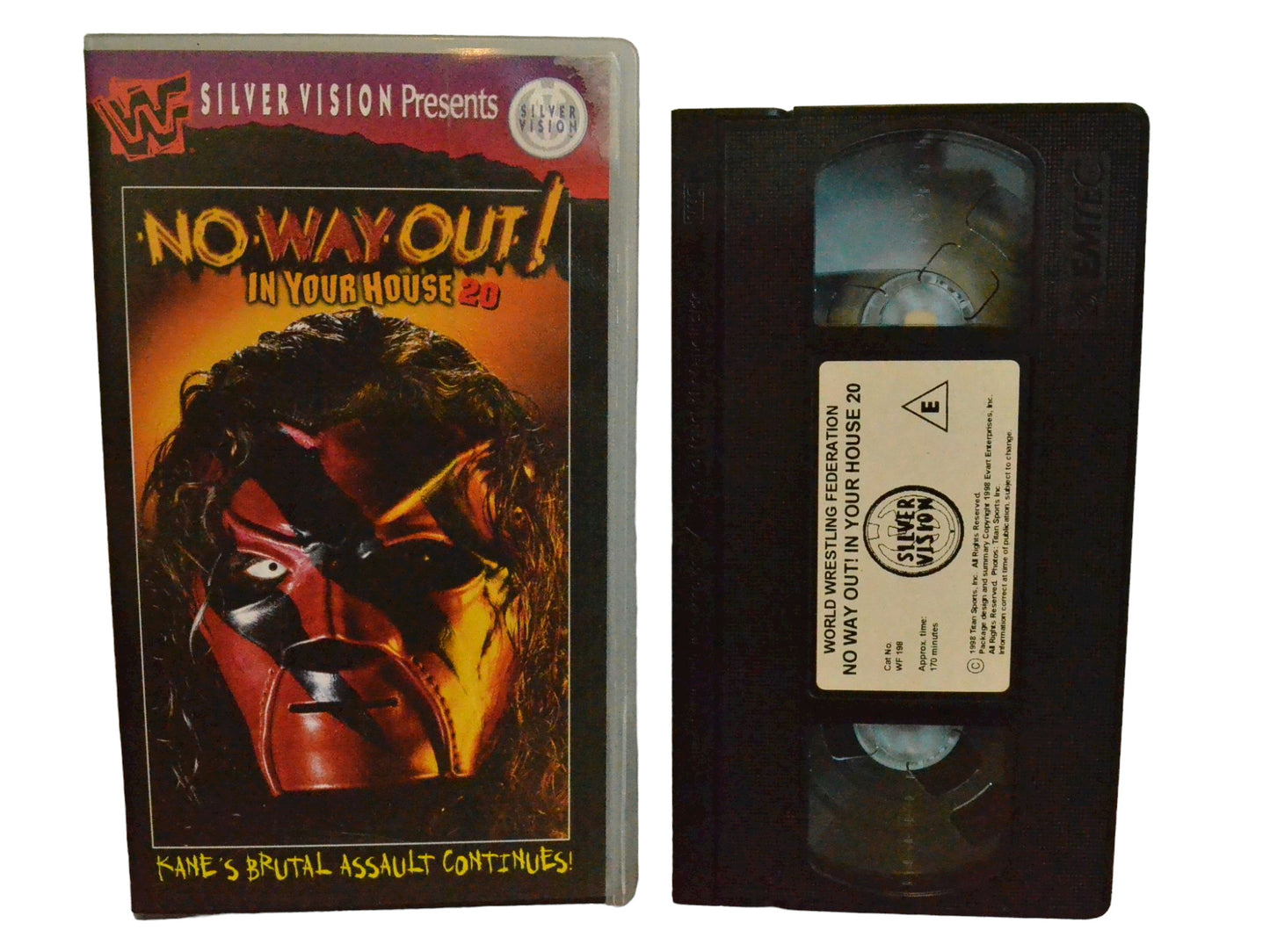WWF: No Way Out! In Your House 20 - Steve Austin - World Wrestling Federation Home Video - Wrestling - PAL - VHS-