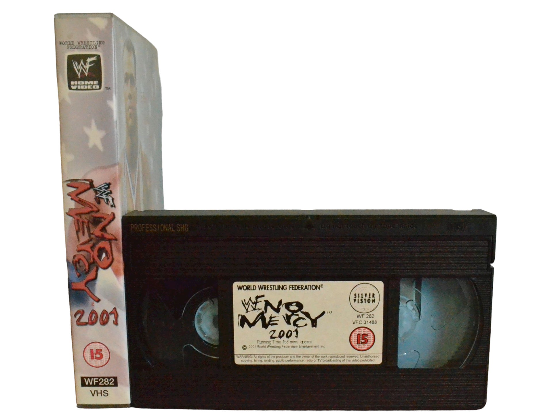 WWF: No Mercy 2001 - Steve Austin - World Wrestling Federation Home Video - Wrestling - PAL - VHS-