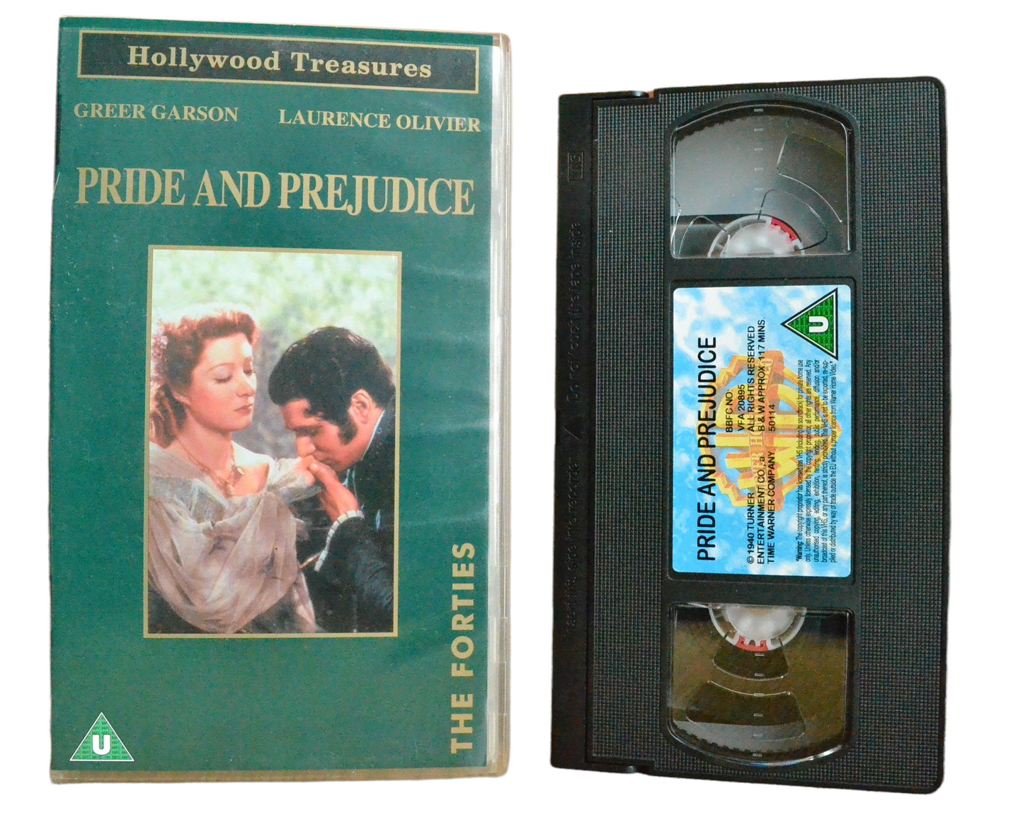 Pride And Prejudice - Greer Garson - Warner Home Video - Vintage - Pal VHS-