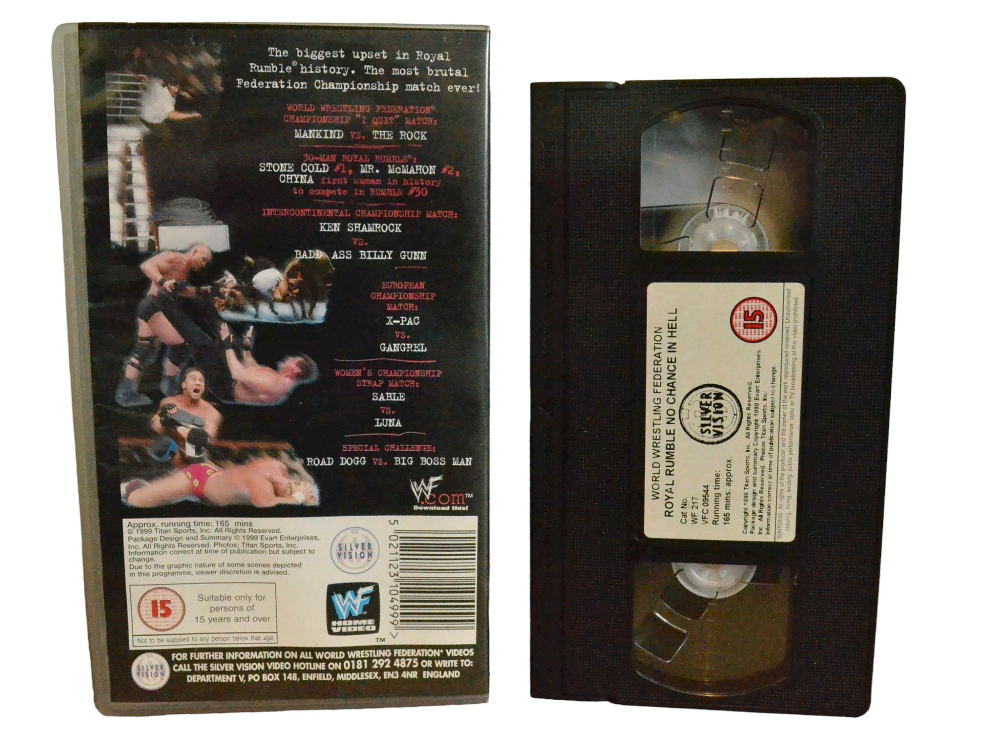 WWF: Royal Rumble No Chance In Hell - Dwayne Johnson - World Wrestling Federation Home Video - Wrestling - PAL - VHS-