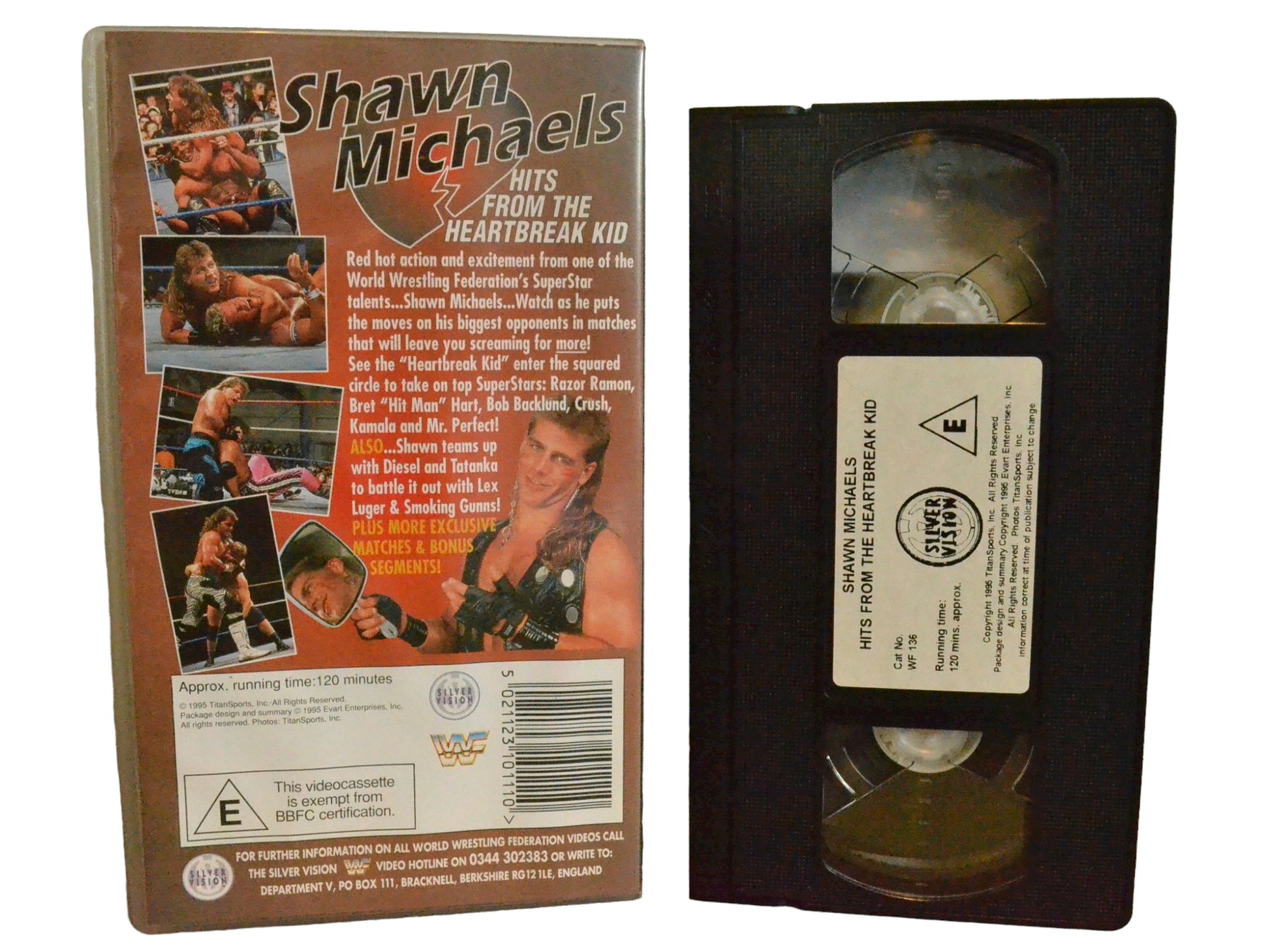 WWF: Shawn Michaels Hits From The Heartbreak Kid - Chris Chavis - World Wrestling Federation Home Video - Wrestling - PAL - VHS-